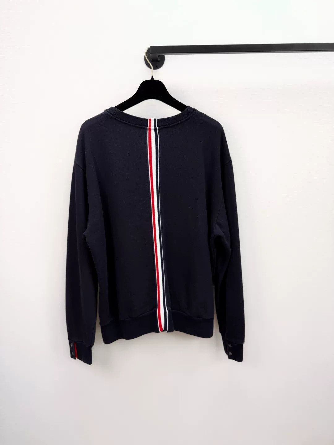 Thom Browne Thom Browne Striped Crewneck Sweatshirt Size US XXL / EU 58 / 5 - 6 Thumbnail