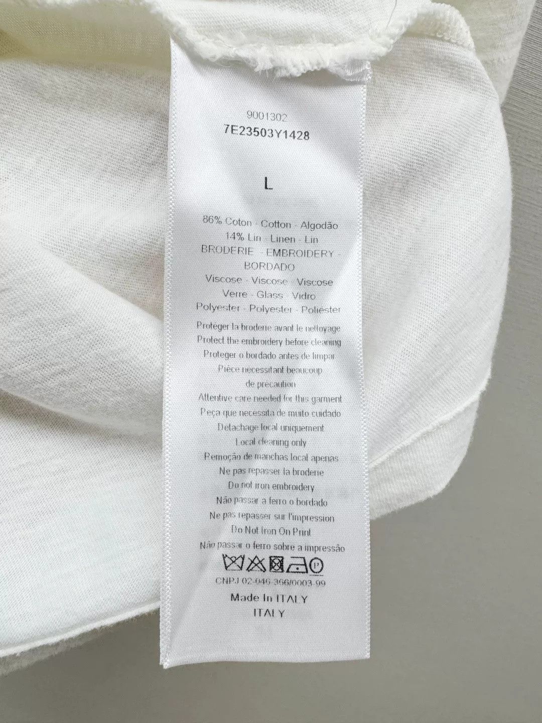 Dior Dior Women's Short-Sleeve Top L Size L / US 10 / IT 46 - 3 Thumbnail