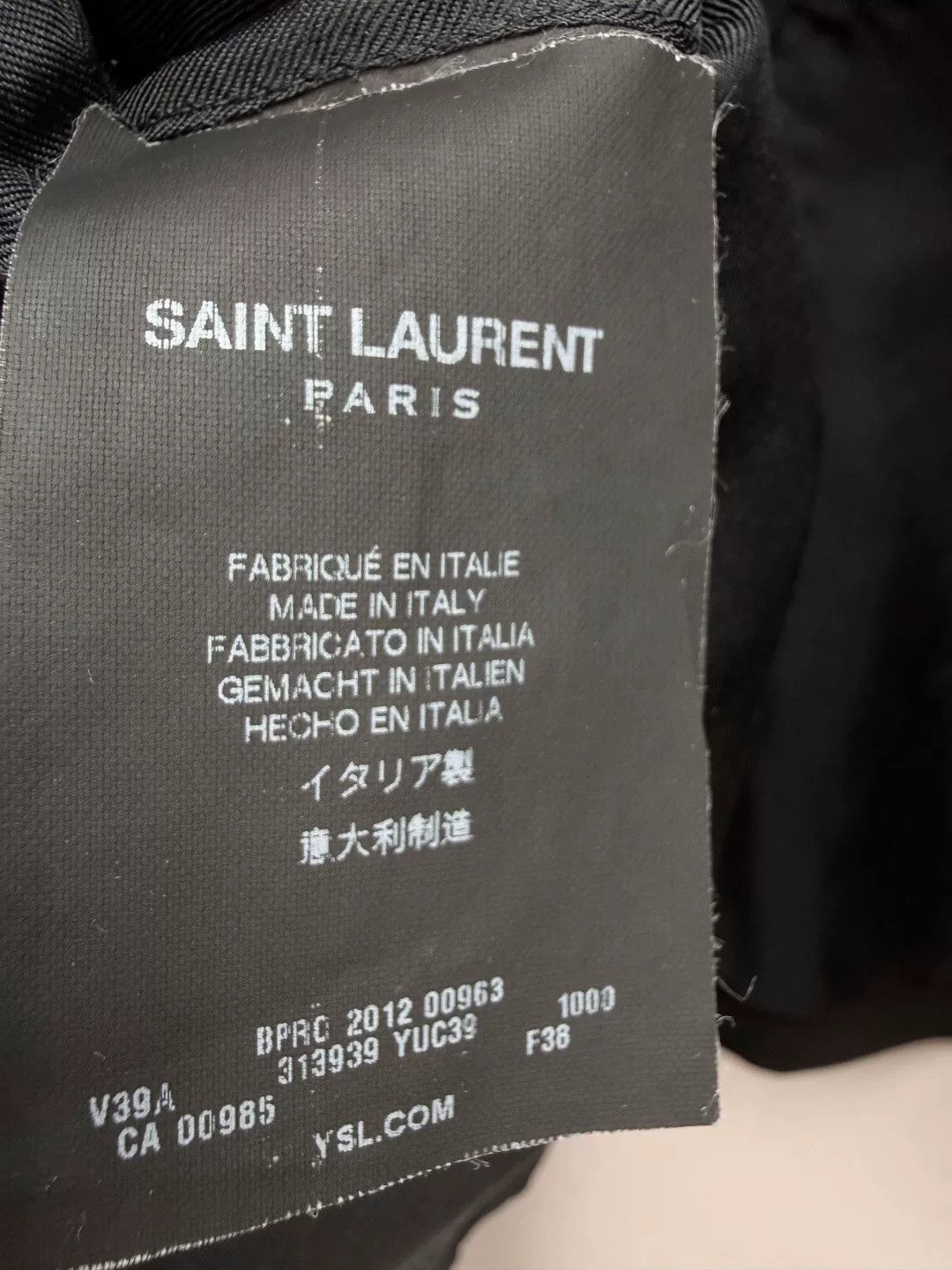 Saint Laurent Paris Saint Laurent SLP Wool Blazer Size S / US 4 / IT 40 - 5 Thumbnail
