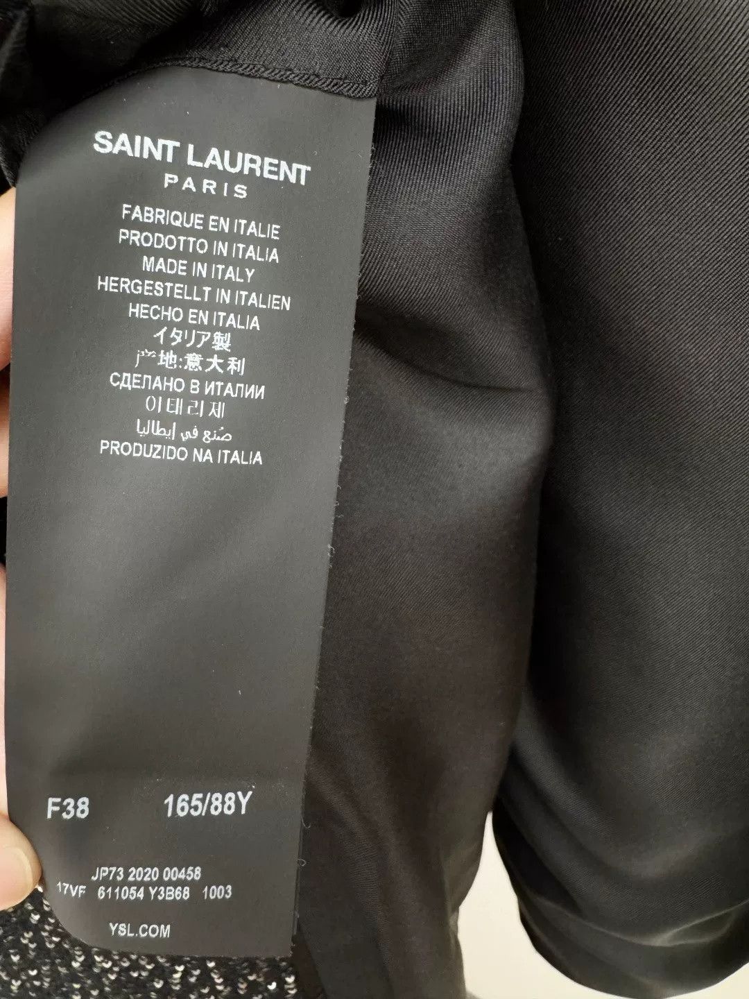 Saint Laurent Paris Saint Laurent Sequin Blazer Size S / US 4 / IT 40 - 3 Thumbnail