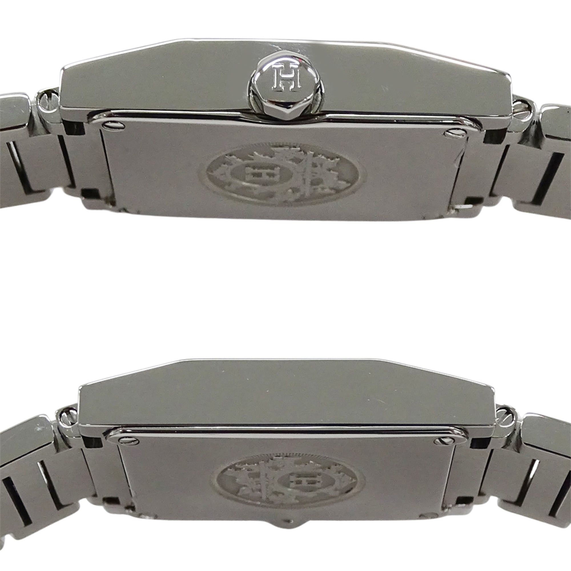 Hermes Hermes Women's Watch, Tandem Shell Quartz, Stainless Steel (SS) TA1.210, Silver, Square, Polished Size ONE SIZE - 3 Thumbnail