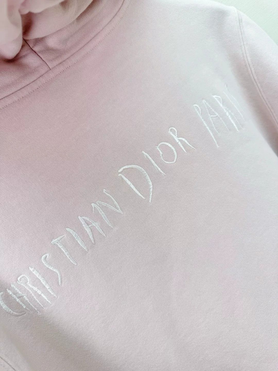 Dior Dior Logo Embroidered Hoodie Size US L / EU 52-54 / 3 - 8 Thumbnail