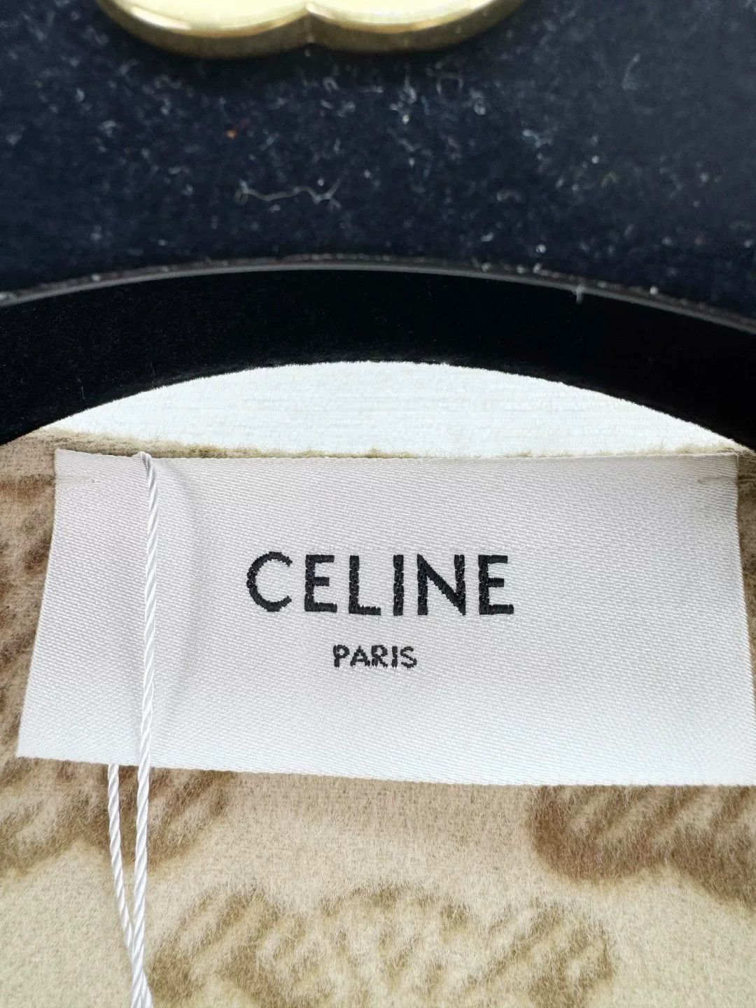 Celine Celine Wool Triomphe Monogram Coat Size US XXS / EU 40 - 2 Thumbnail