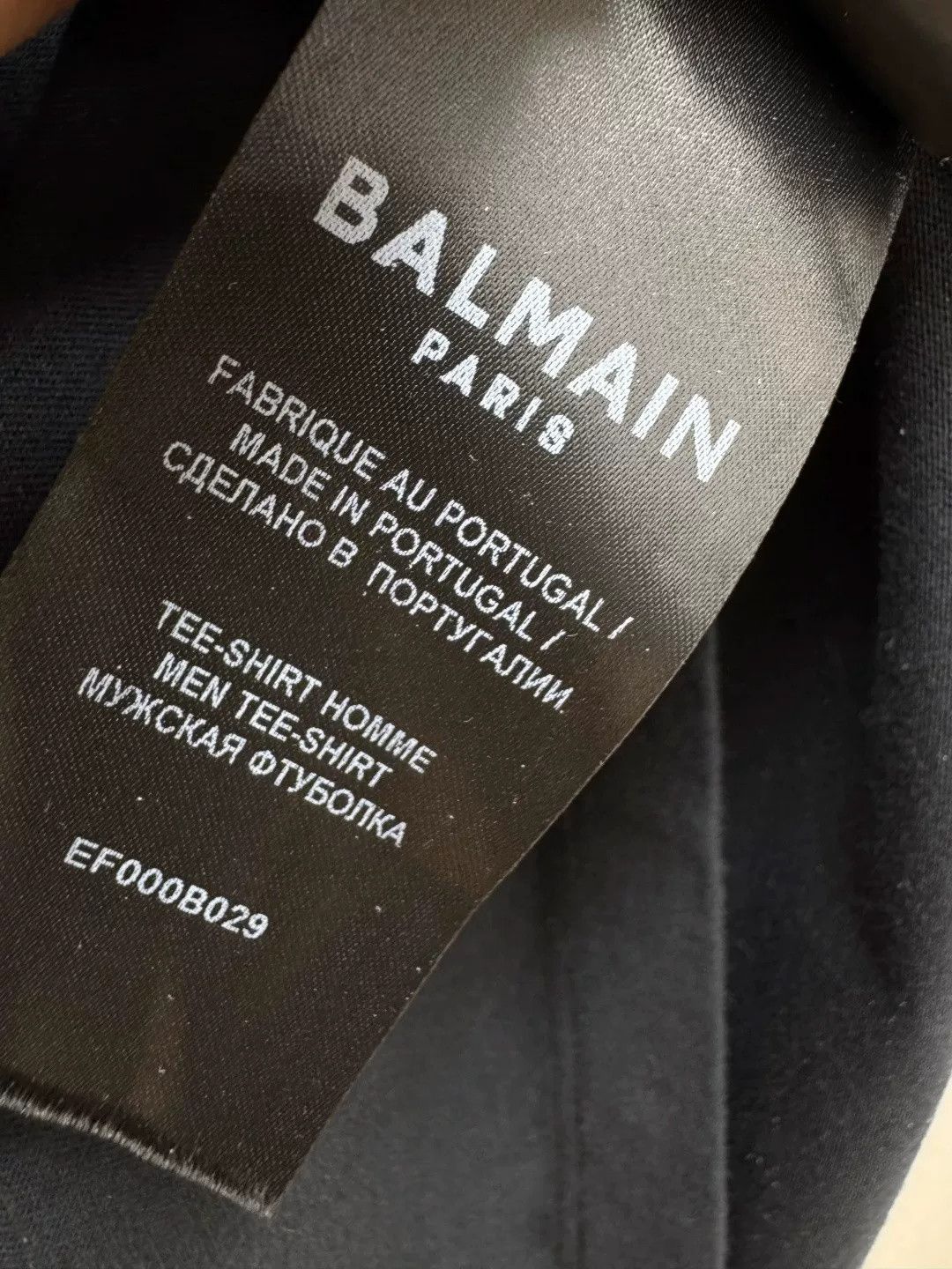 Balmain Balmain Short Sleeve Tee S Size US S / EU 44-46 / 1 - 5 Thumbnail