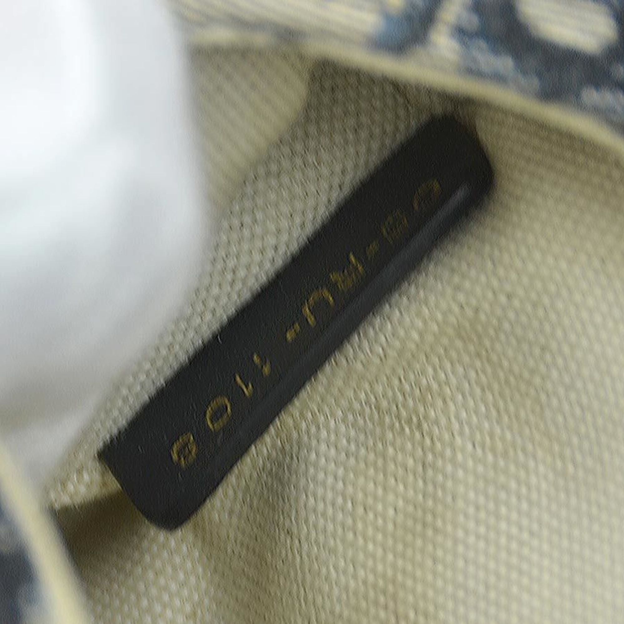 Dior Christian Dior handbag/shoulder bag, saddle bag style, canvas and leather, navy, women's, free shipping, 90243a Size ONE SIZE - 15 Thumbnail