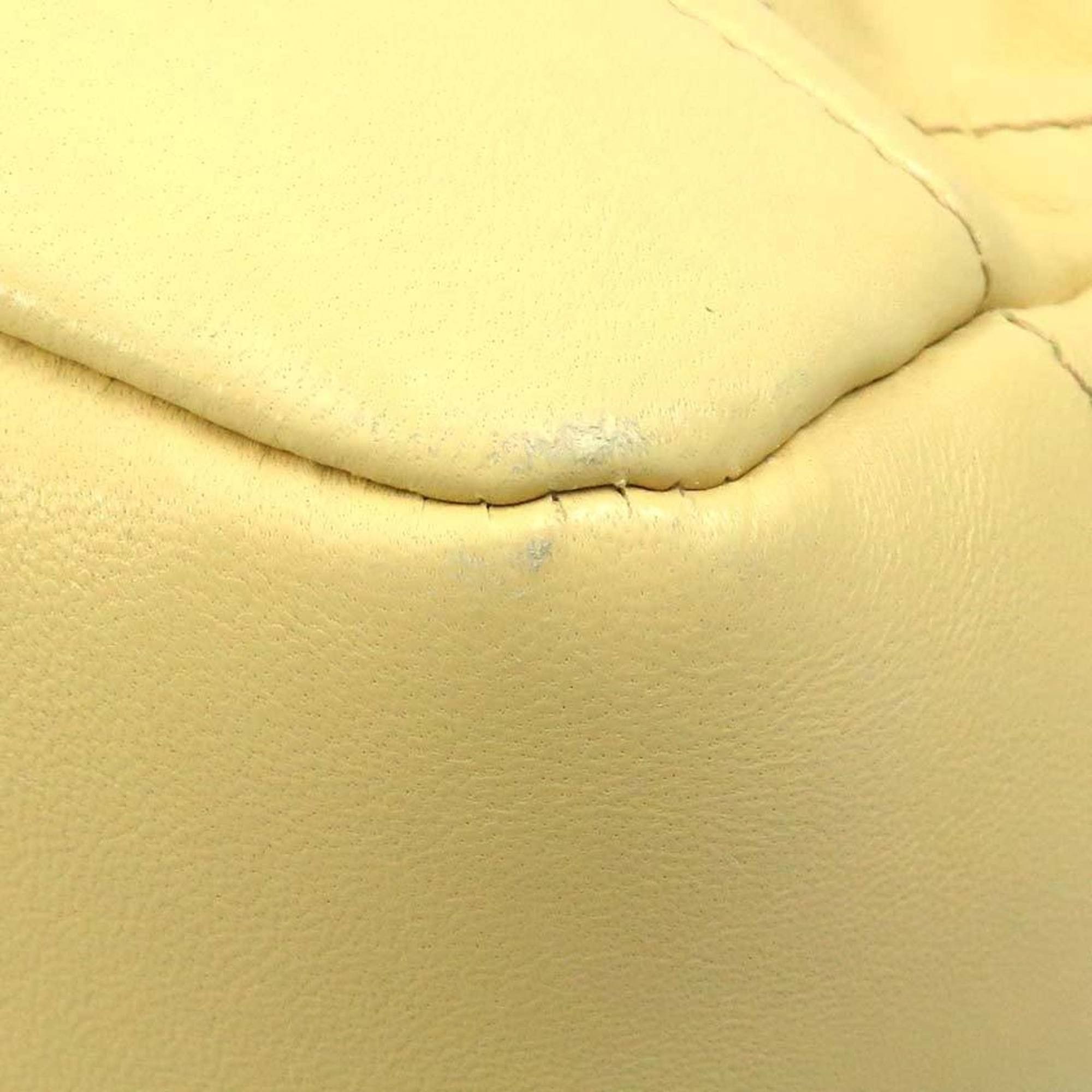 Saint Laurent Paris Saint Laurent Jamie Mini Leather Shoulder Bag, Cream Yellow Gold, Women's, 859174, Free Shipping, 90240a Size ONE SIZE - 6 Thumbnail