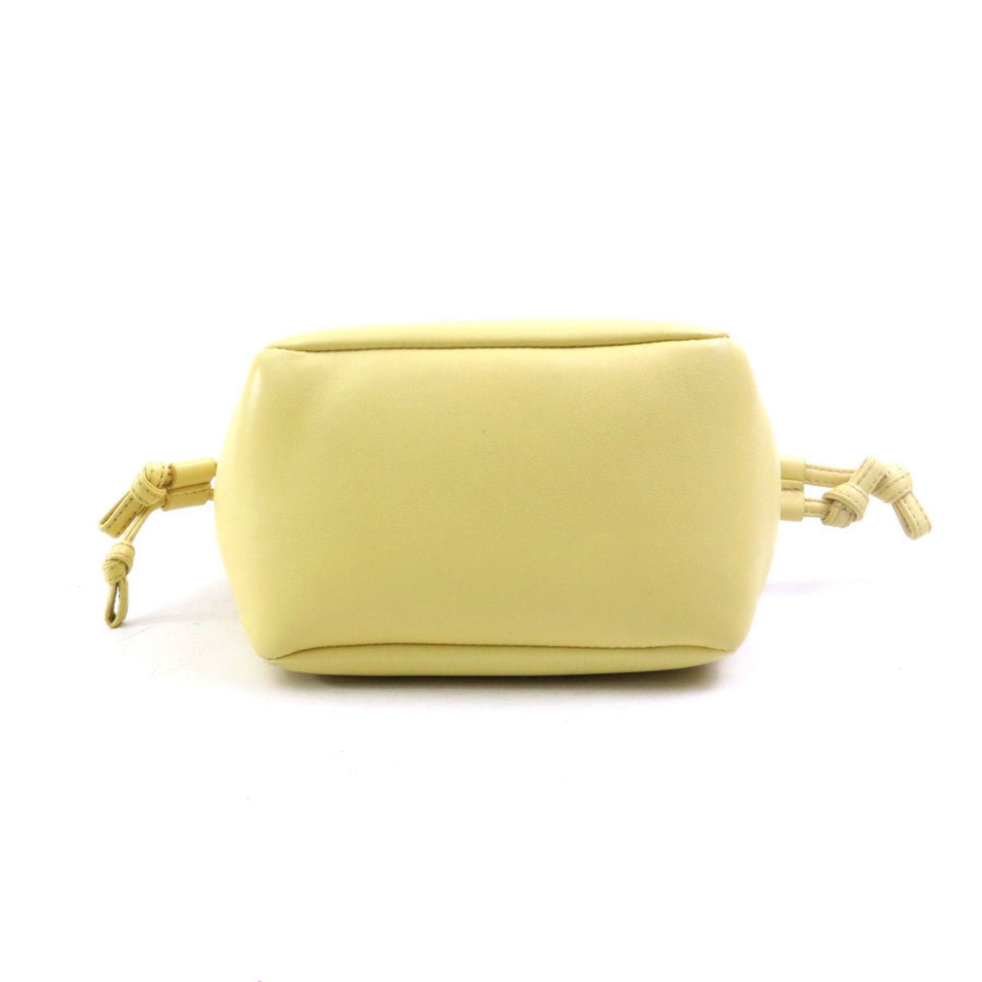Saint Laurent Paris Saint Laurent Jamie Mini Leather Shoulder Bag, Cream Yellow Gold, Women's, 859174, Free Shipping, 90240a Size ONE SIZE - 4 Thumbnail