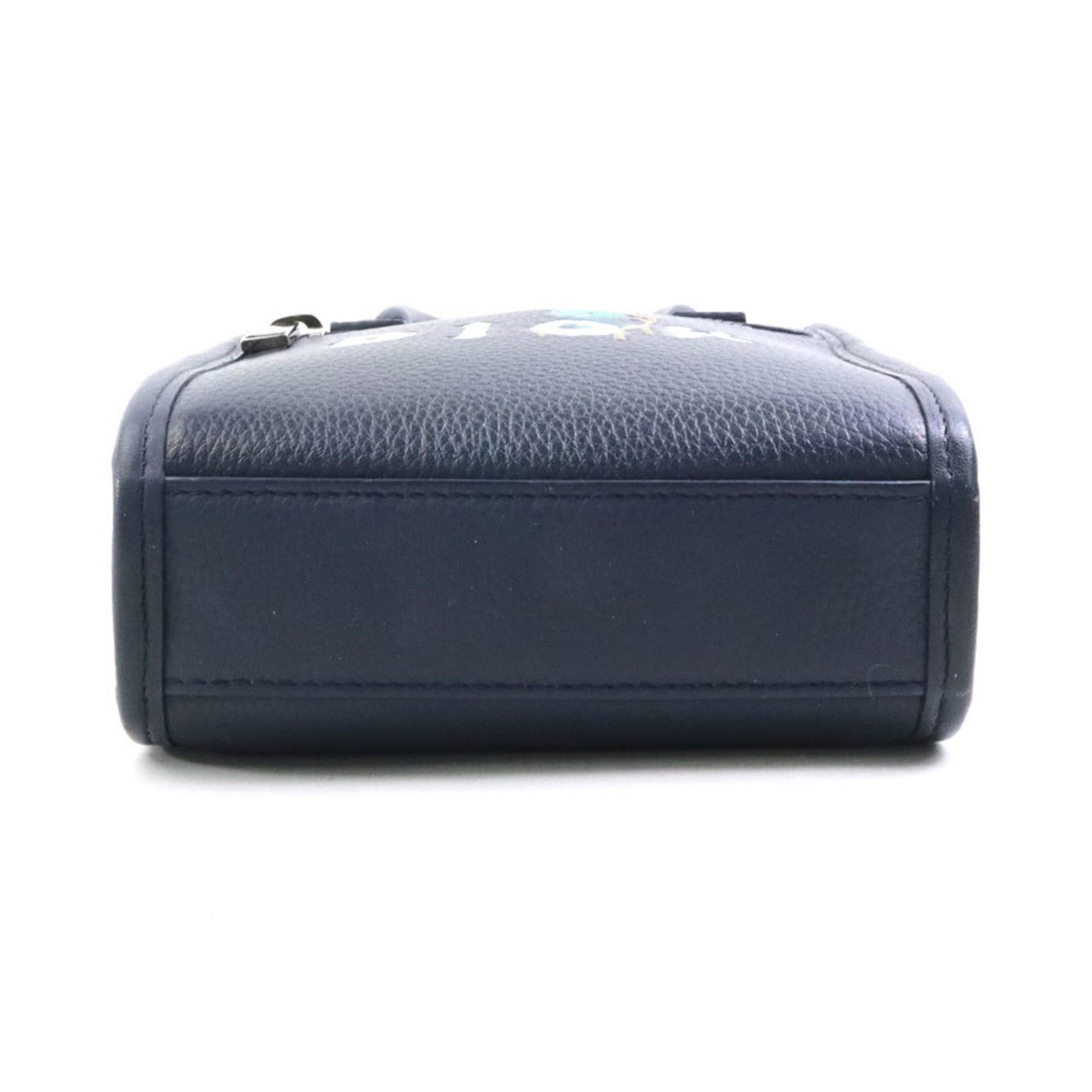 Dior Christian Dior shoulder bag x OTANI WORKSHOP, leather, navy, men's, free shipping, 90241i Size ONE SIZE - 4 Thumbnail