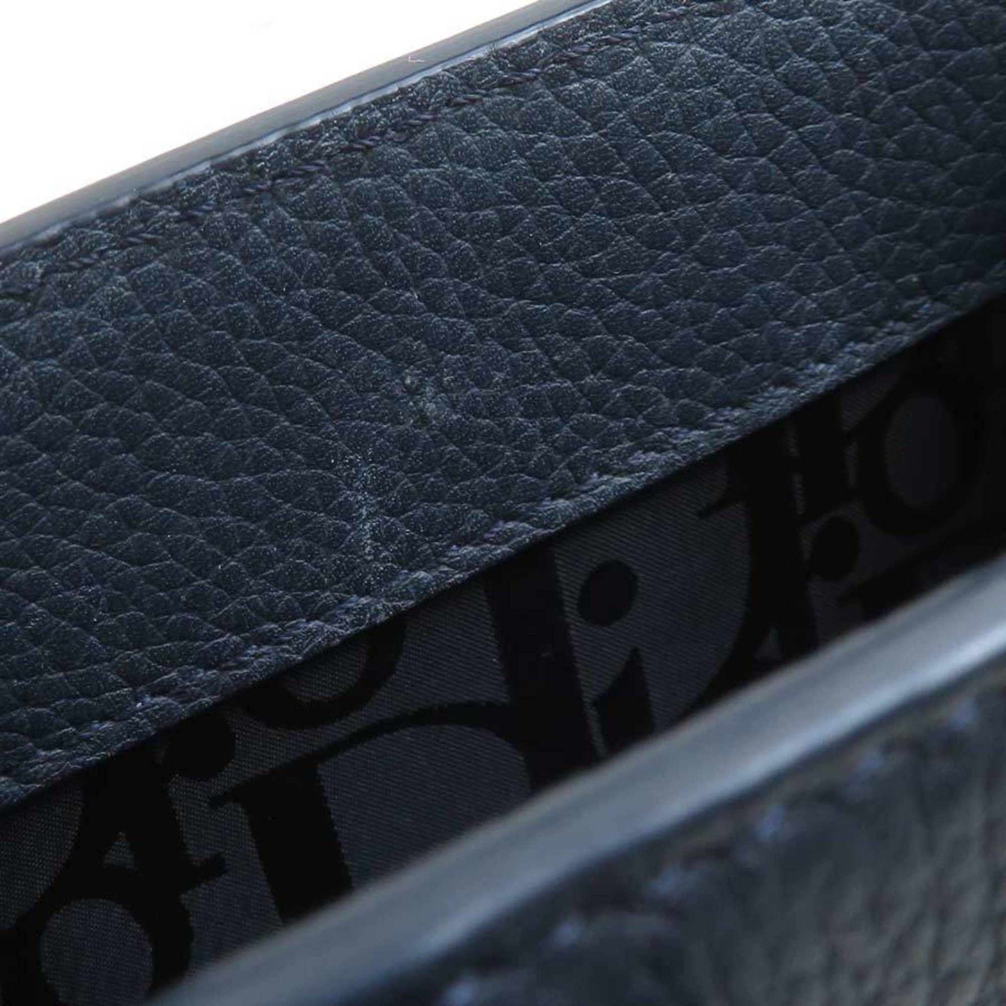 Dior Christian Dior shoulder bag x OTANI WORKSHOP, leather, navy, men's, free shipping, 90241i Size ONE SIZE - 7 Thumbnail