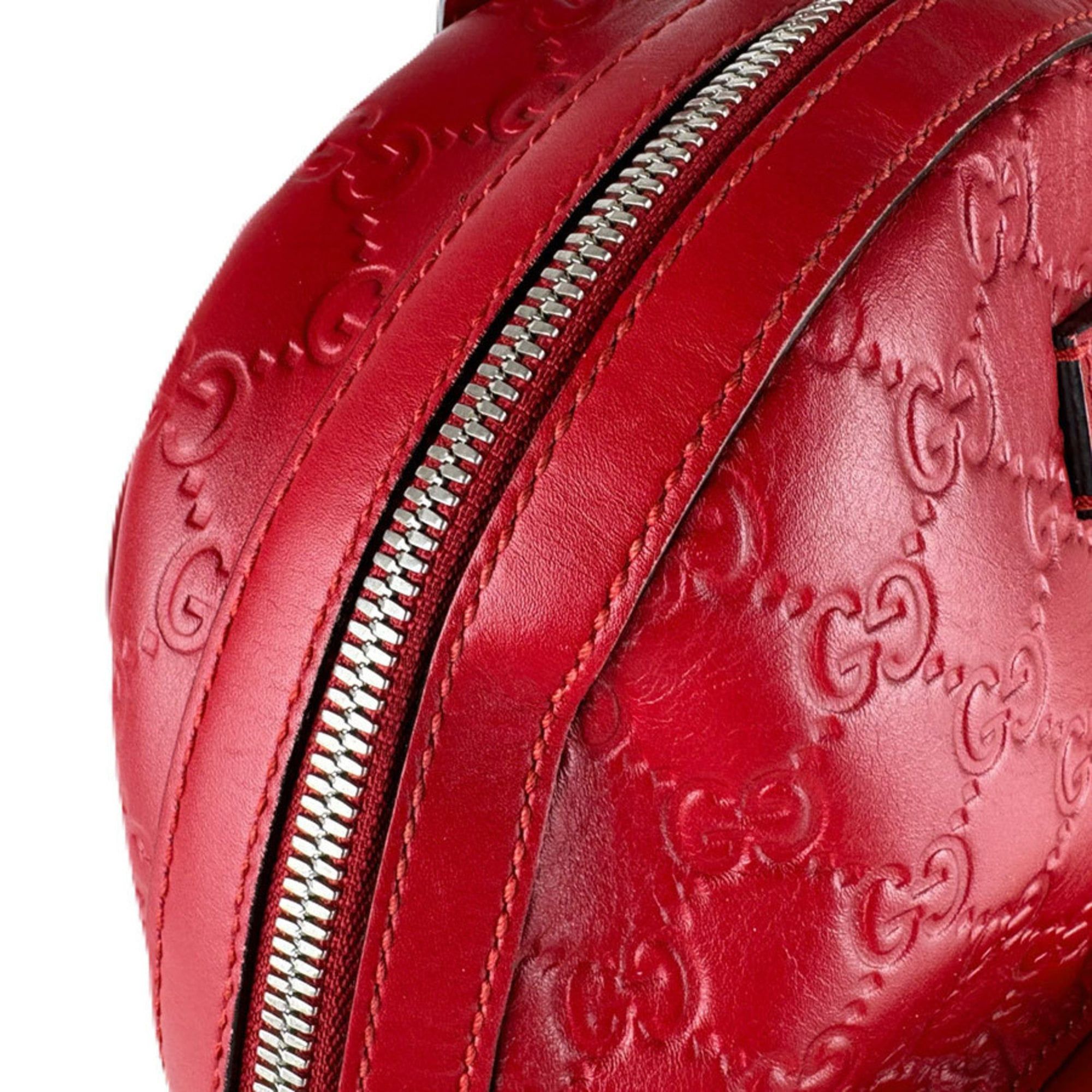Gucci Gucci Backpack, Guccissima Leather, Red, Women's, 450967, Free Shipping, z8965 Size ONE SIZE - 6 Thumbnail