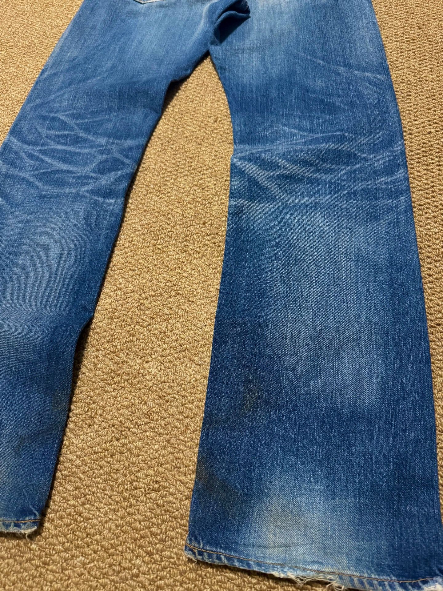 Prps Prps Blue Distressed Denim Jeans Size US 33 - 4 Thumbnail