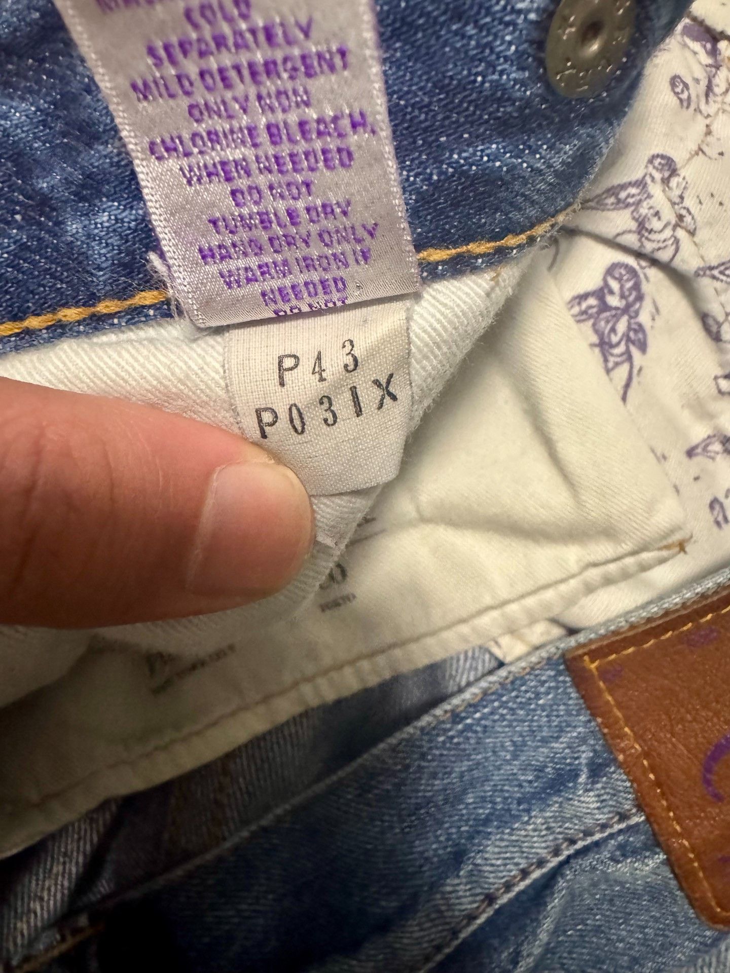 Prps Prps Blue Distressed Denim Jeans Size US 33 - 7 Thumbnail