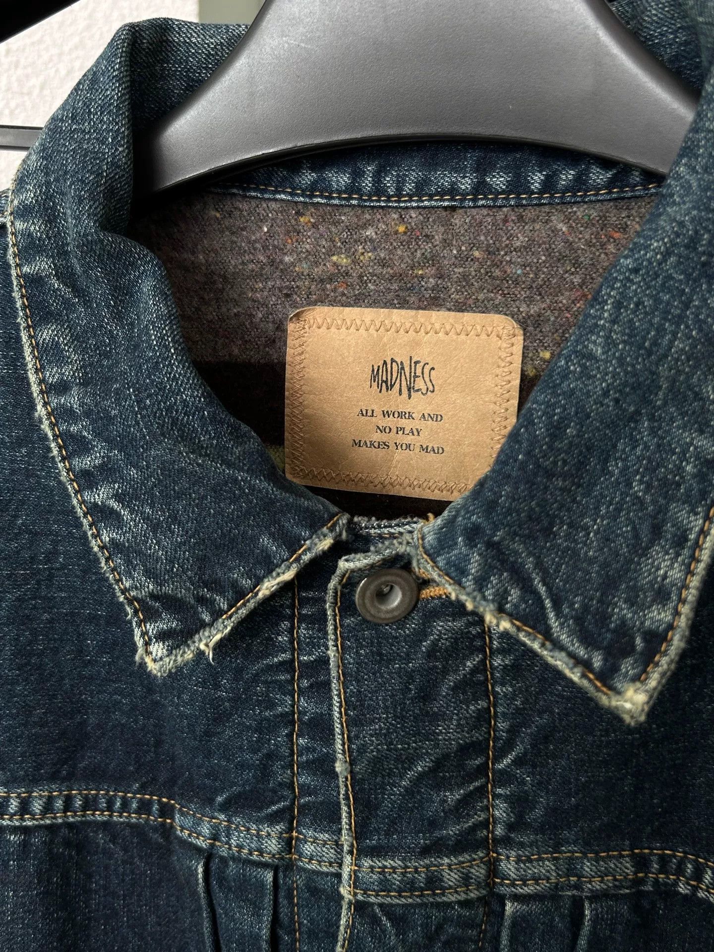 Madness Madness Wool Denim Jacket Size US L / EU 52-54 / 3 - 2 Thumbnail