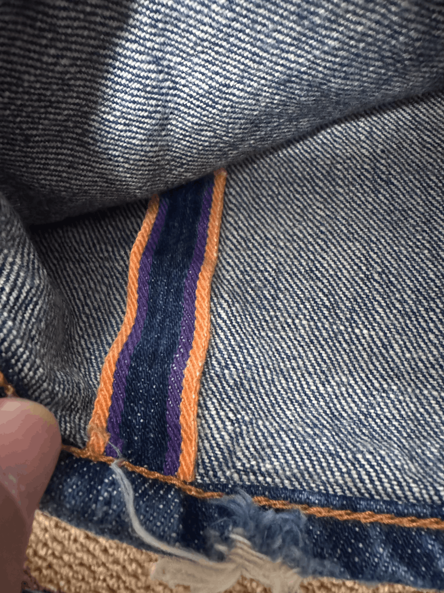 Japanese Brand Limited Edition Blue Denim Jeans Size US 33 - 8 Thumbnail