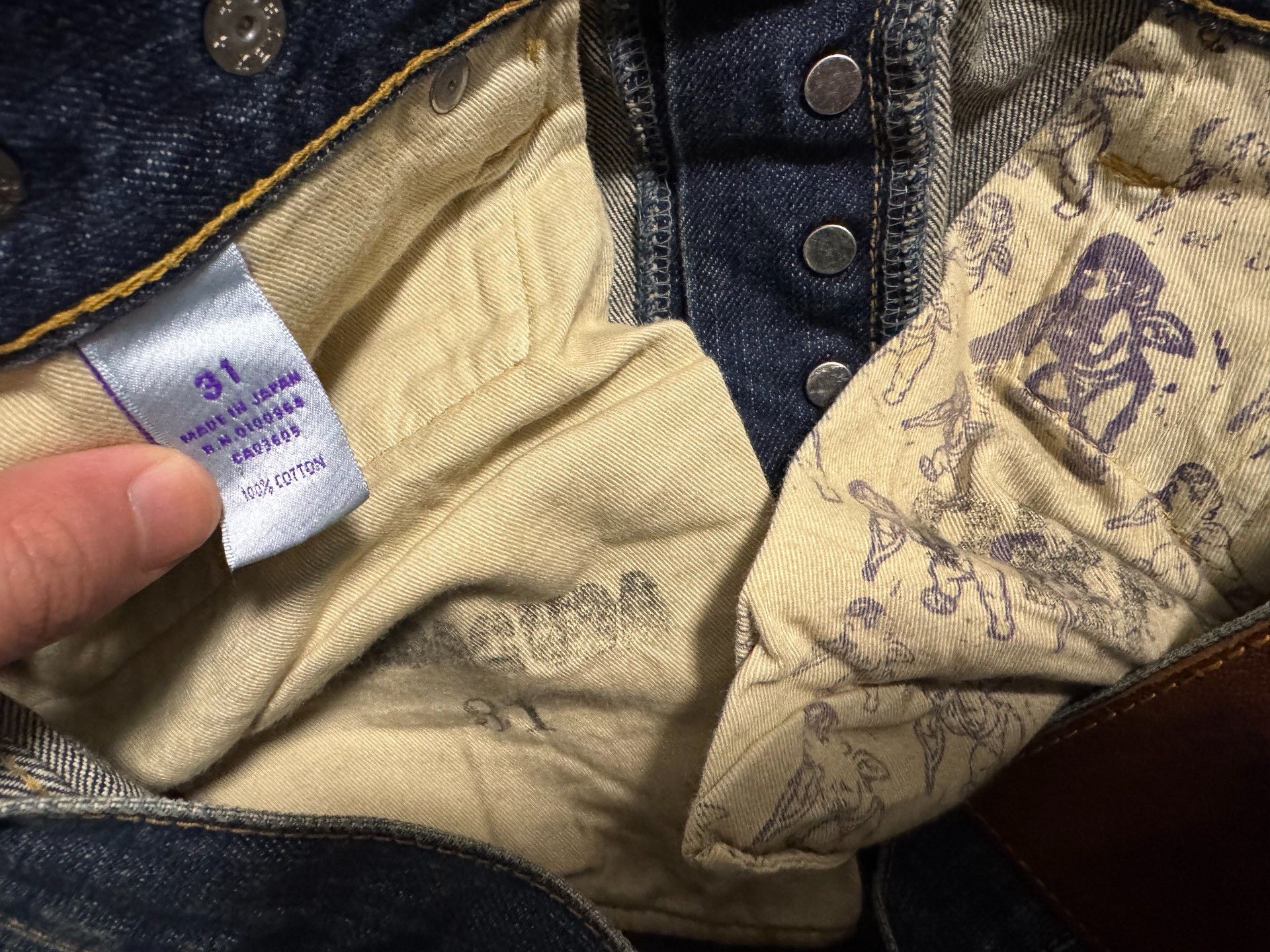 Prps Prps Blue Distressed Denim Jeans Size US 31 - 8 Thumbnail