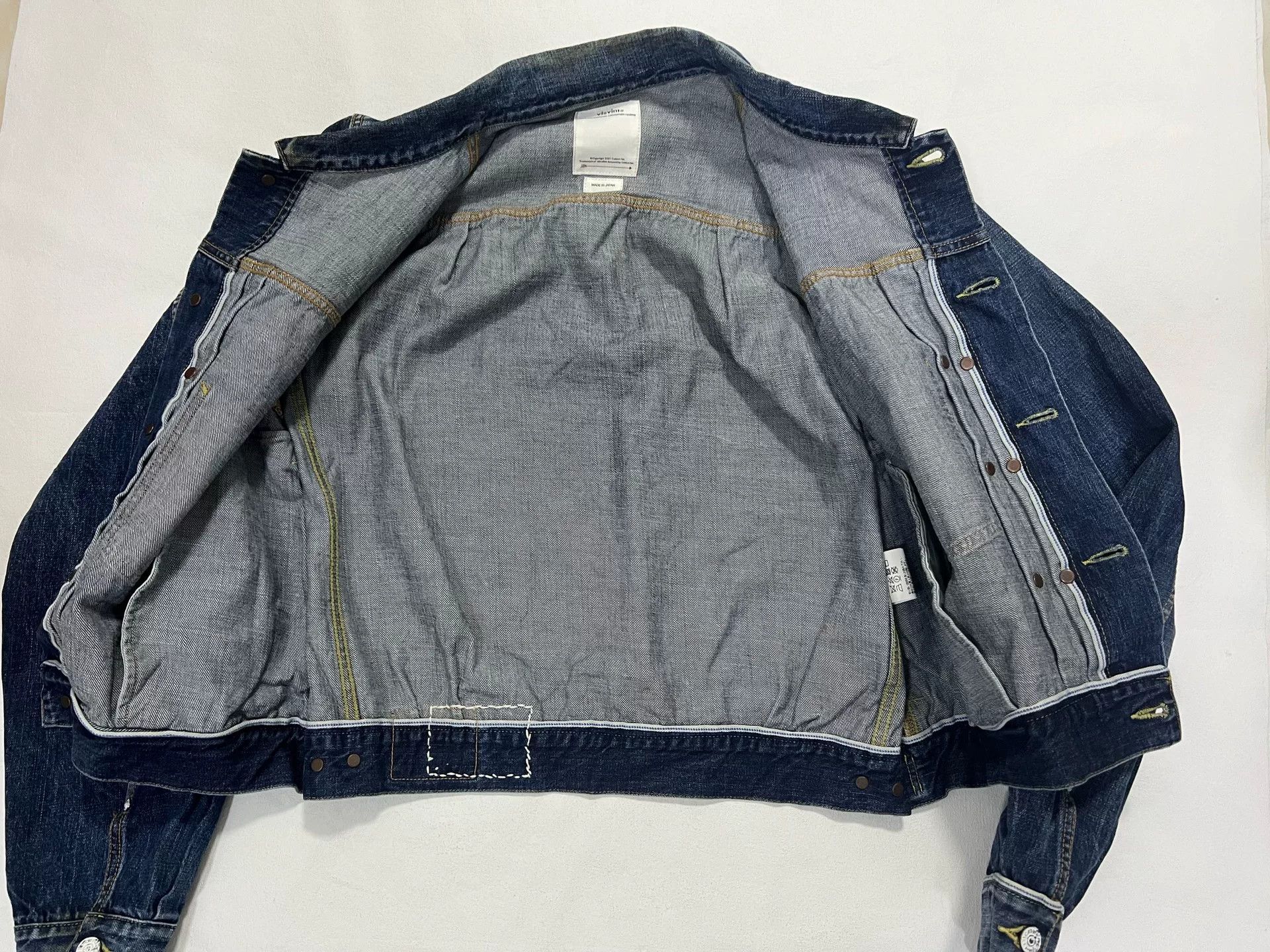 Visvim visvim ss shorty chore dry denim jkt Size US M / EU 48-50 / 2 - 7 Thumbnail