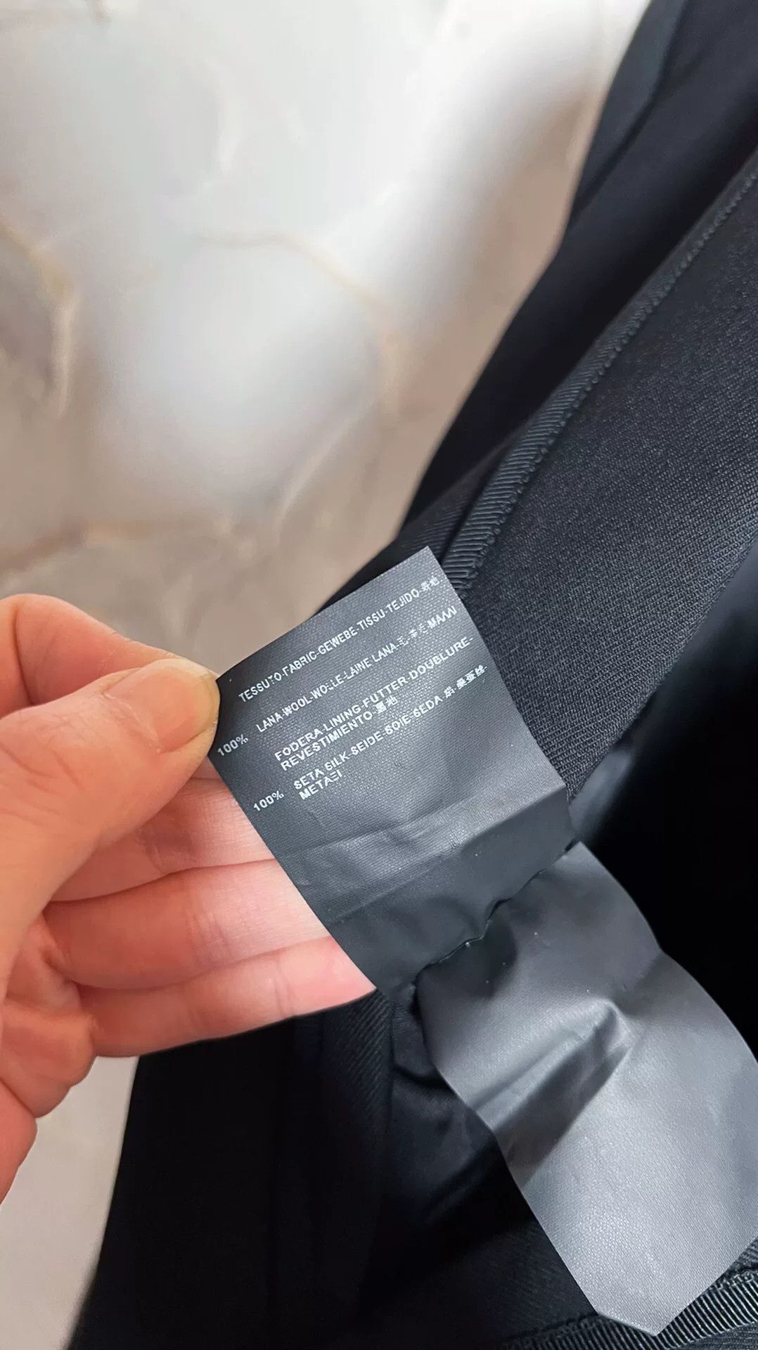 Saint Laurent Paris Saint Laurent Men's Black Wool Blazer Size US M / EU 48-50 / 2 - 5 Thumbnail