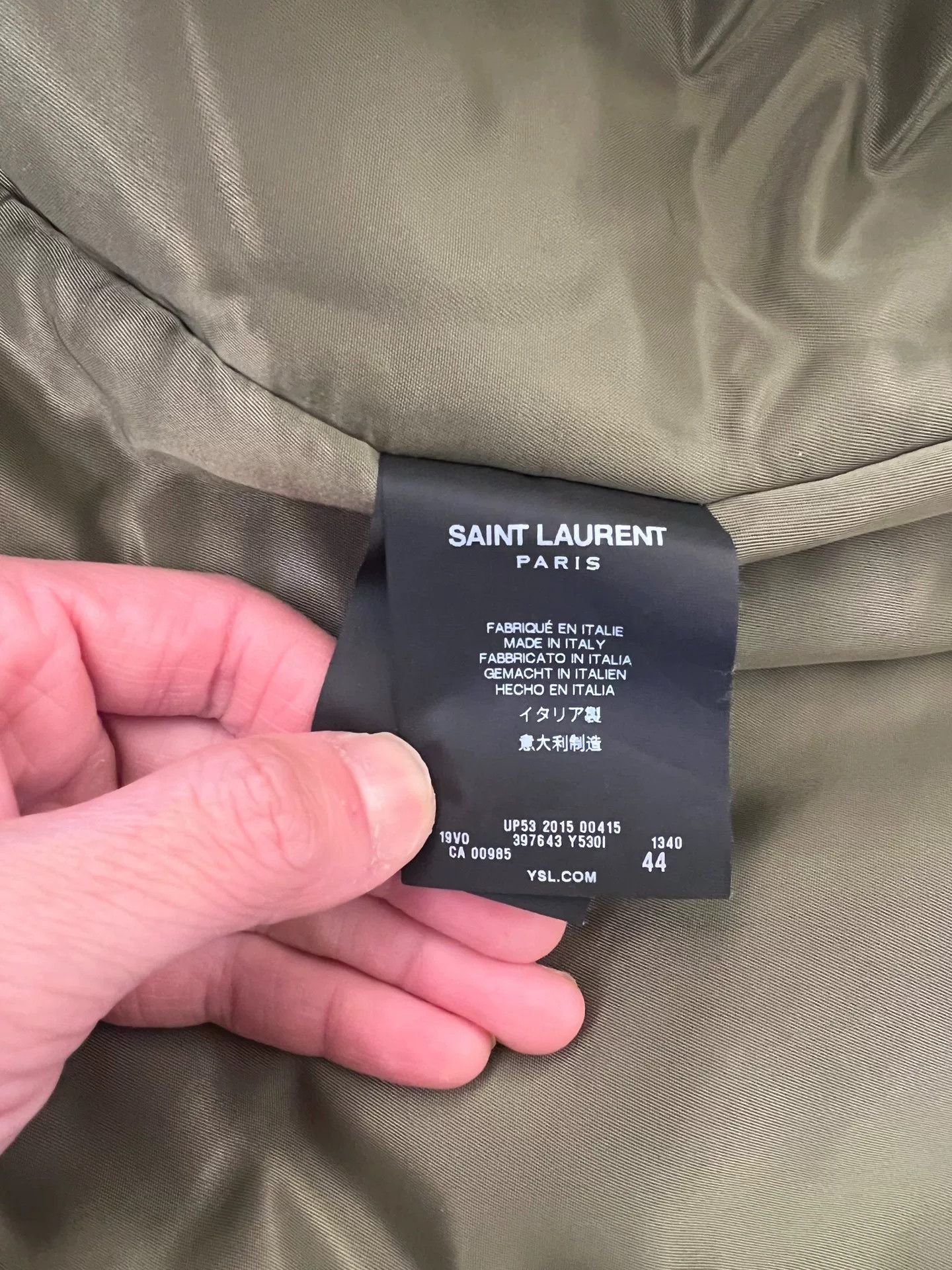 Saint Laurent Paris Saint Laurent Paris MA-1 Flight Jacket Size US S / EU 44-46 / 1 - 4 Thumbnail