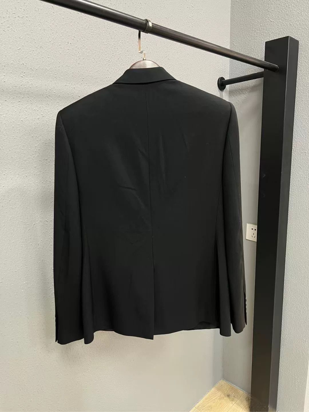 Saint Laurent Paris Saint Laurent Black Double-Breasted Blazer Size US M / EU 48-50 / 2 - 2 Thumbnail