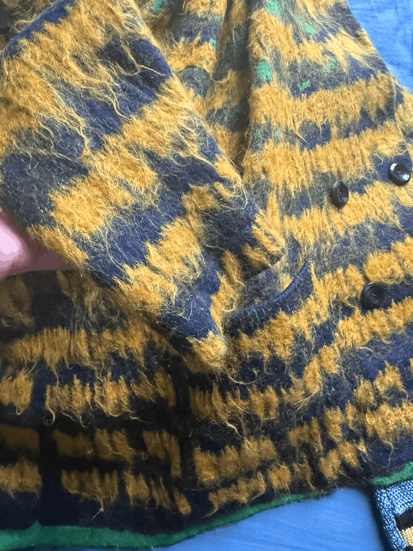 Saint Laurent Paris Saint Laurent Yellow-Green Striped Jacket Size US XS / EU 42 / 0 - 2 Thumbnail