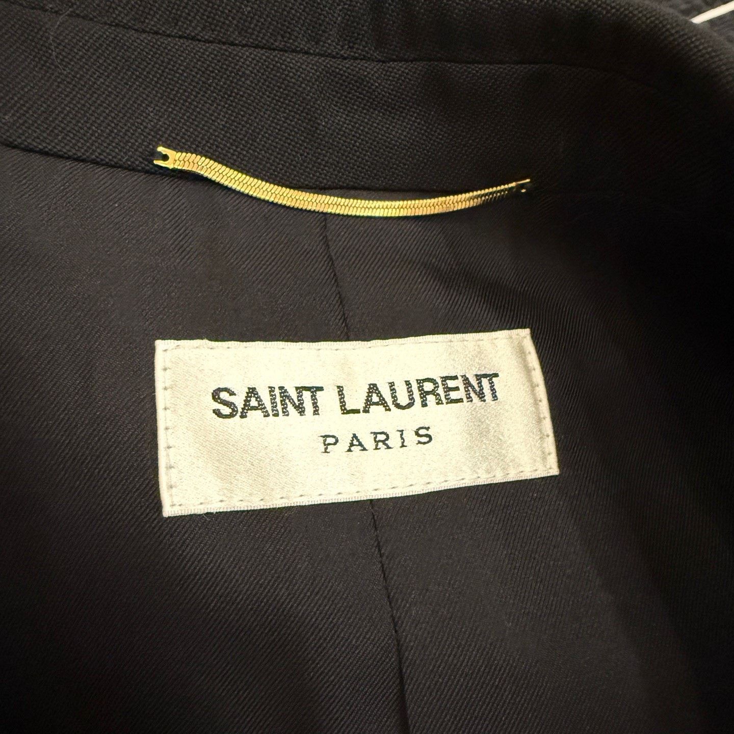 Saint Laurent Paris Saint Laurent Black Blazer Size S / US 4 / IT 40 - 5 Thumbnail