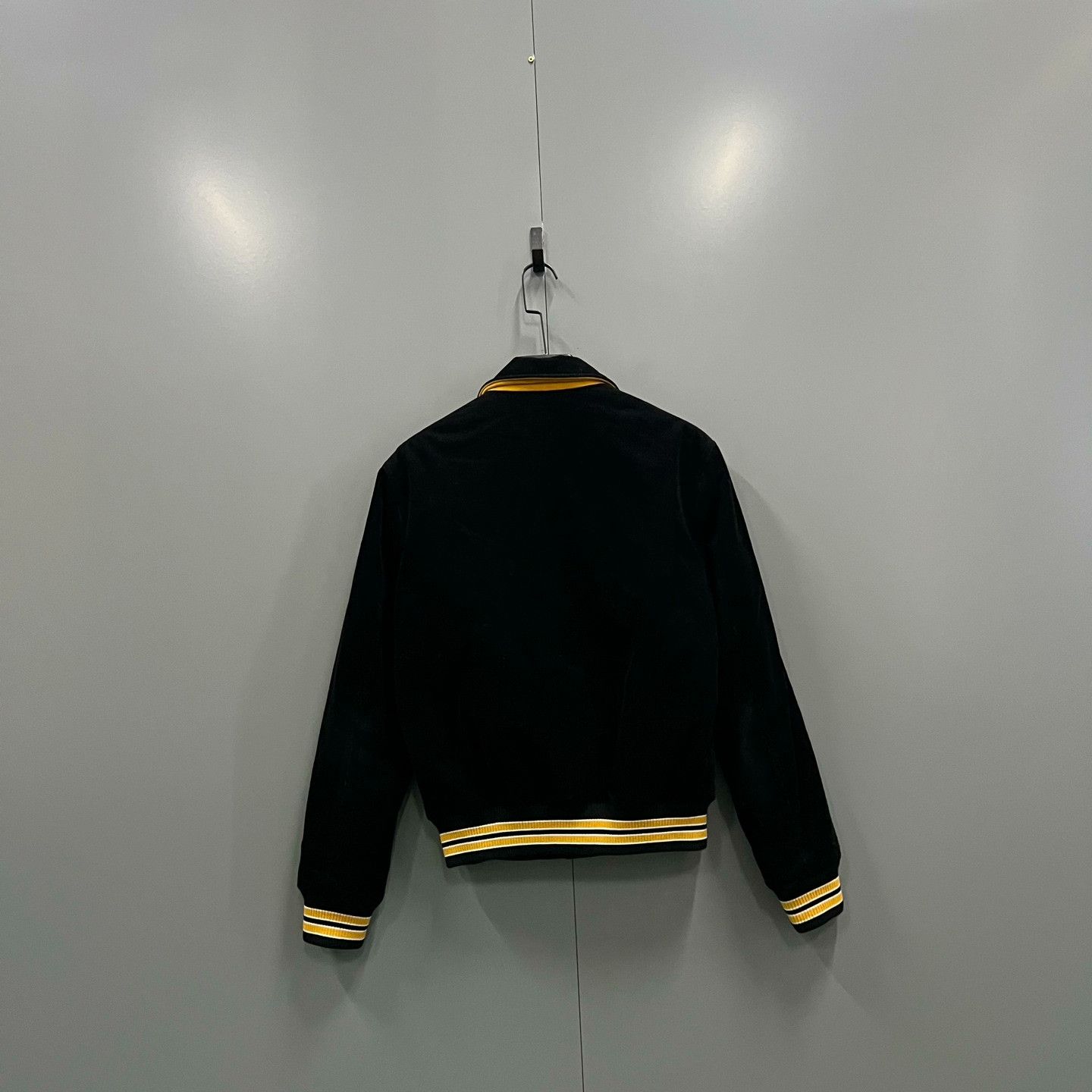 Saint Laurent Paris Saint Laurent Black Corduroy Logo Jacket Size US S / EU 44-46 / 1 - 2 Thumbnail