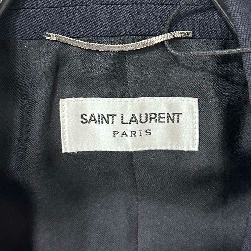 Saint Laurent Paris Saint Laurent Dark Blue Single-Button Blazer Size US M / EU 48-50 / 2 - 5 Thumbnail