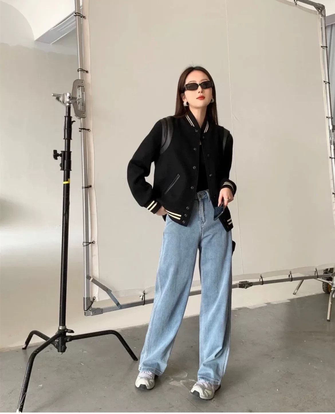 Saint Laurent Paris SAINT LAURENT Black Baseball Jacket Size S / US 4 / IT 40 - 4 Thumbnail