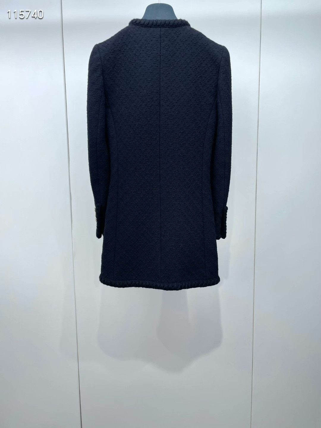 Saint Laurent Paris Saint Laurent Gold Button Tweed Coat Size XXS / US 00 / IT 34 - 2 Thumbnail