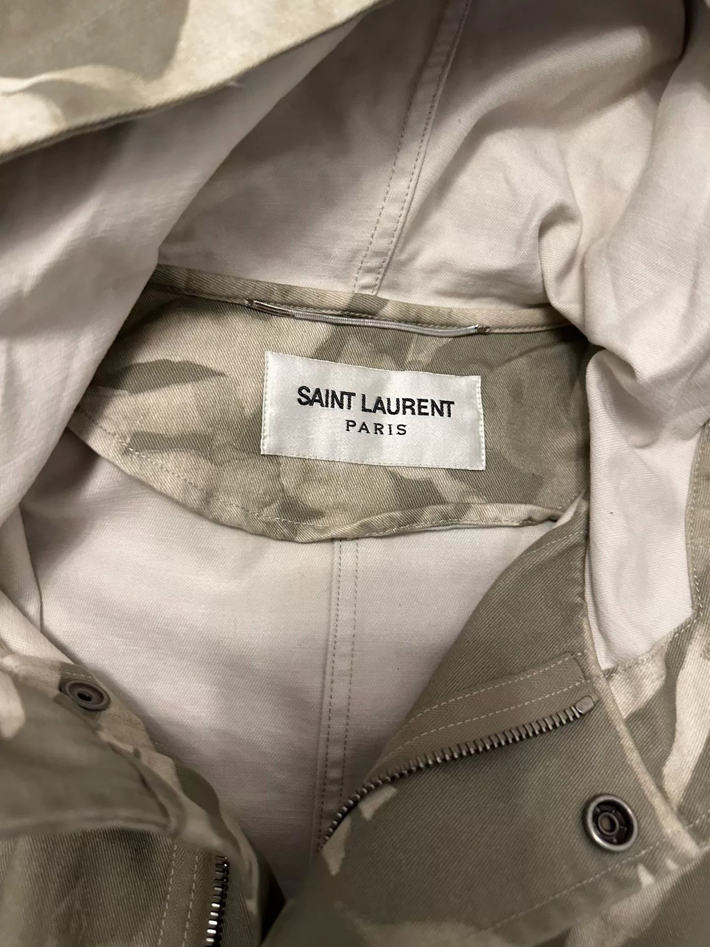 Saint Laurent Paris Saint Laurent Camouflage Parka Coat Size US M / EU 48-50 / 2 - 2 Thumbnail