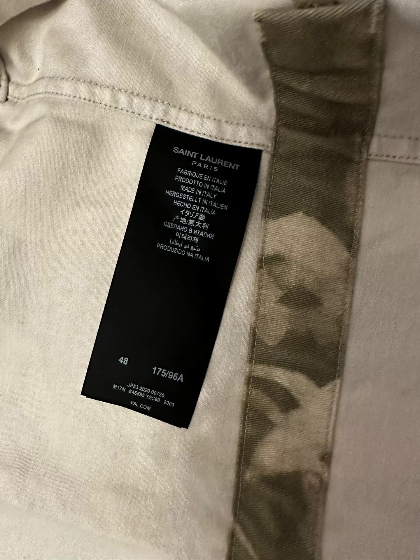 Saint Laurent Paris Saint Laurent Camouflage Parka Coat Size US M / EU 48-50 / 2 - 5 Thumbnail