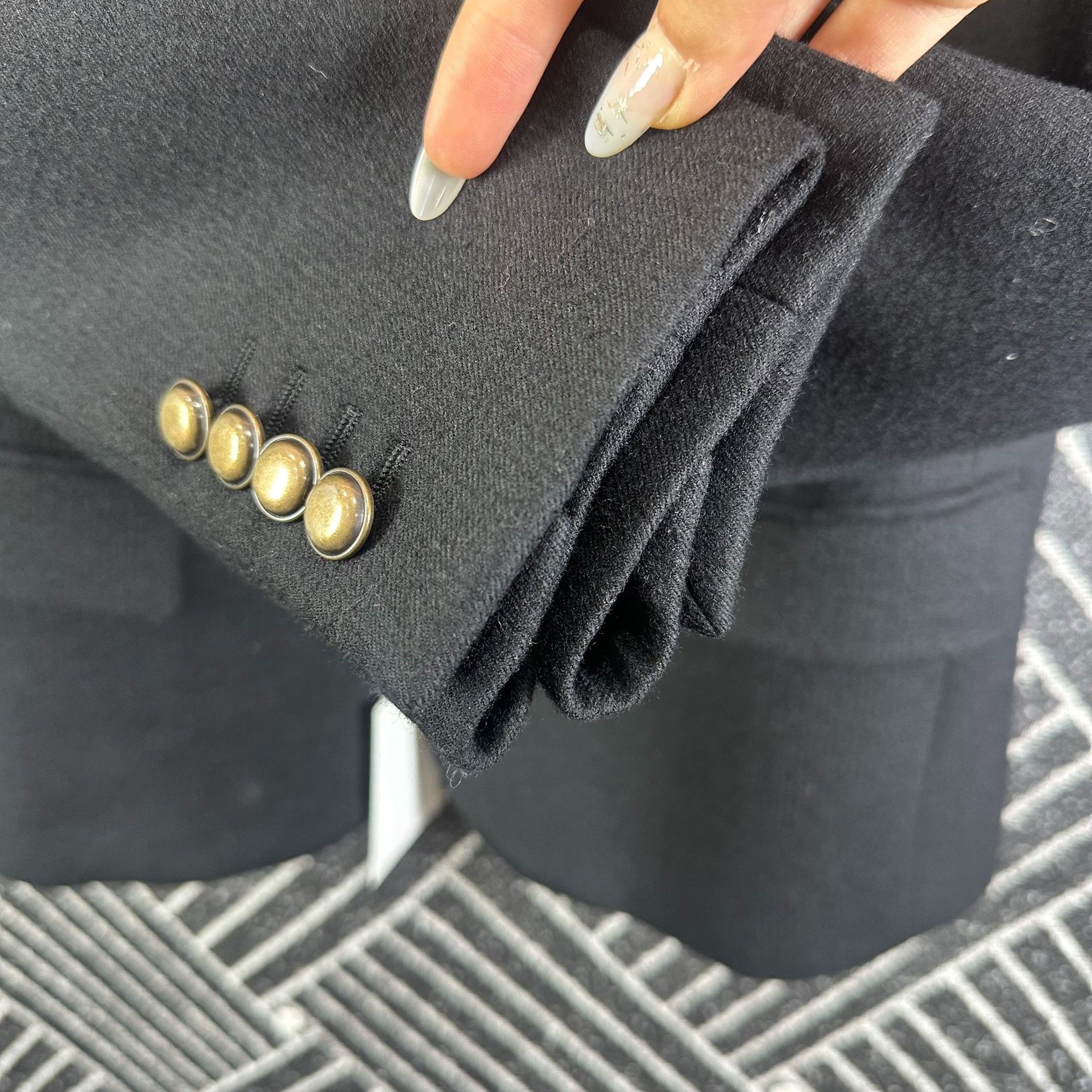 Saint Laurent Paris Saint Laurent Black Anchor Blazer Size XS / US 0-2 / IT 36-38 - 5 Thumbnail