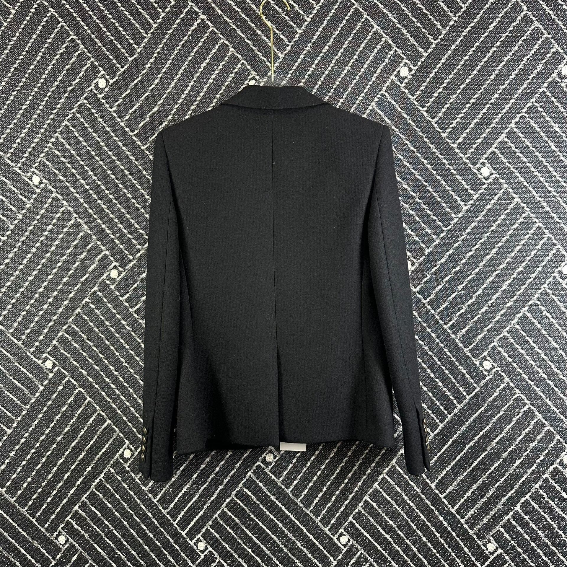 Saint Laurent Paris Saint Laurent Black Anchor Blazer Size XS / US 0-2 / IT 36-38 - 2 Thumbnail
