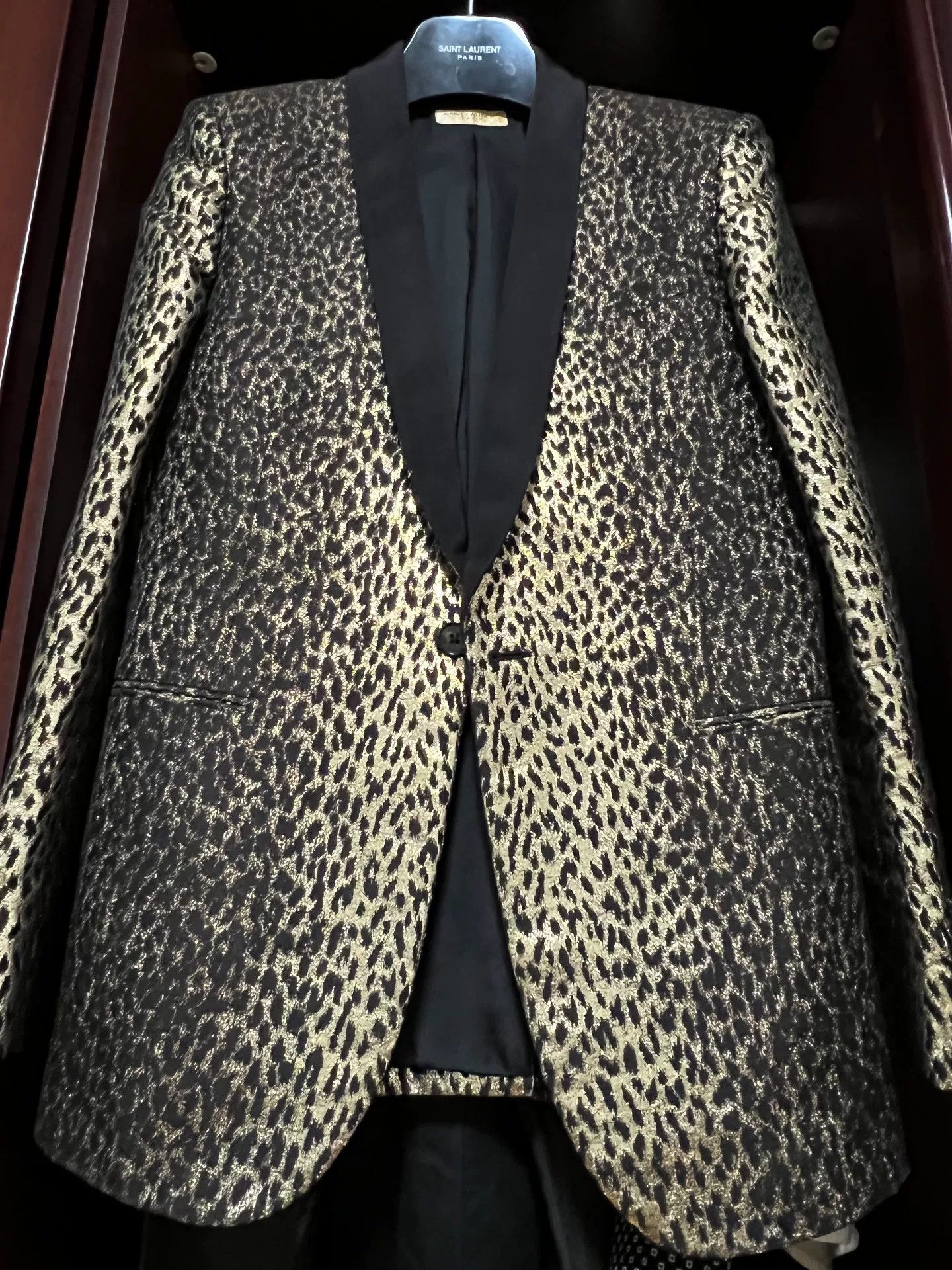 Saint Laurent Paris Saint Laurent Leopard Print Blazer Size US S / EU 44-46 / 1 - 3 Thumbnail