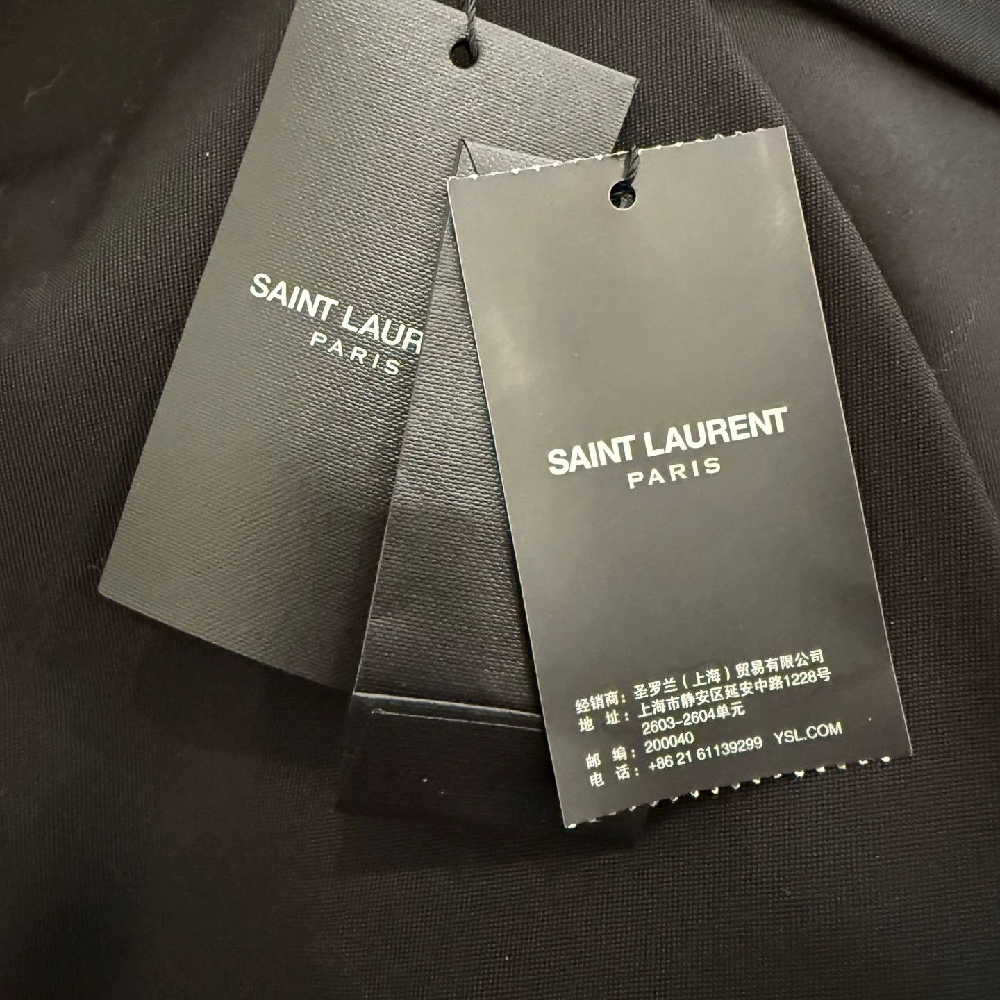 Saint Laurent Paris Saint Laurent Black Blazer Size S / US 4 / IT 40 - 4 Thumbnail