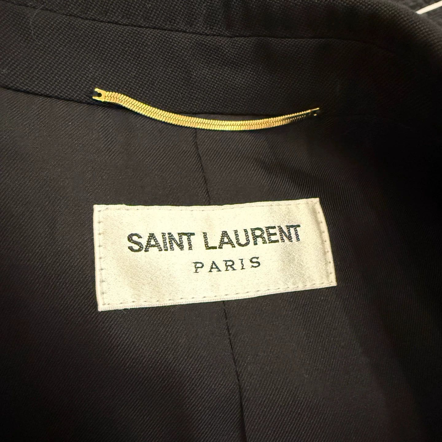 Saint Laurent Paris Saint Laurent Black Blazer Size S / US 4 / IT 40 - 5 Thumbnail