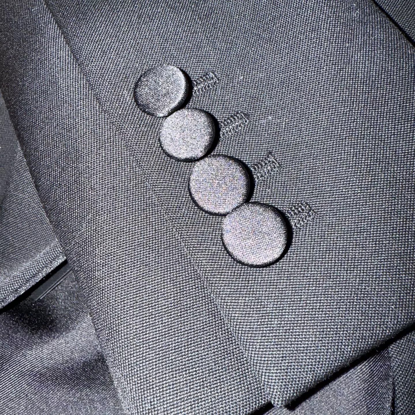 Saint Laurent Paris Saint Laurent Black Blazer Size S / US 4 / IT 40 - 6 Thumbnail