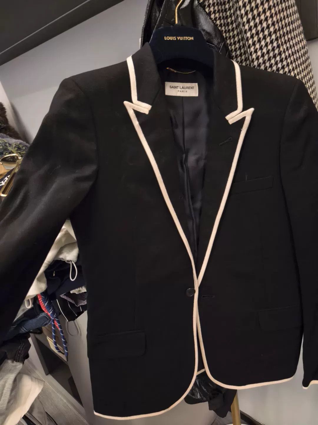 Saint Laurent Paris Saint Laurent YSL Wool Blazer Size XS / US 0-2 / IT 36-38 - 2 Thumbnail