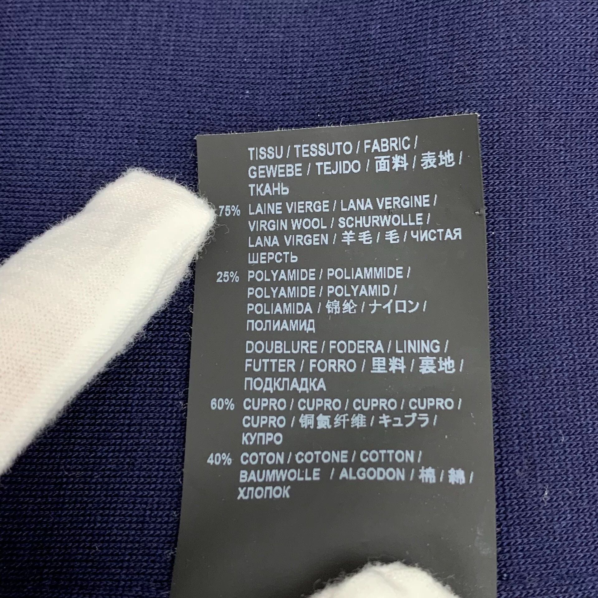 Saint Laurent Paris Saint Laurent Dark Blue Logo Jacket Size M / US 6-8 / IT 42-44 - 7 Thumbnail