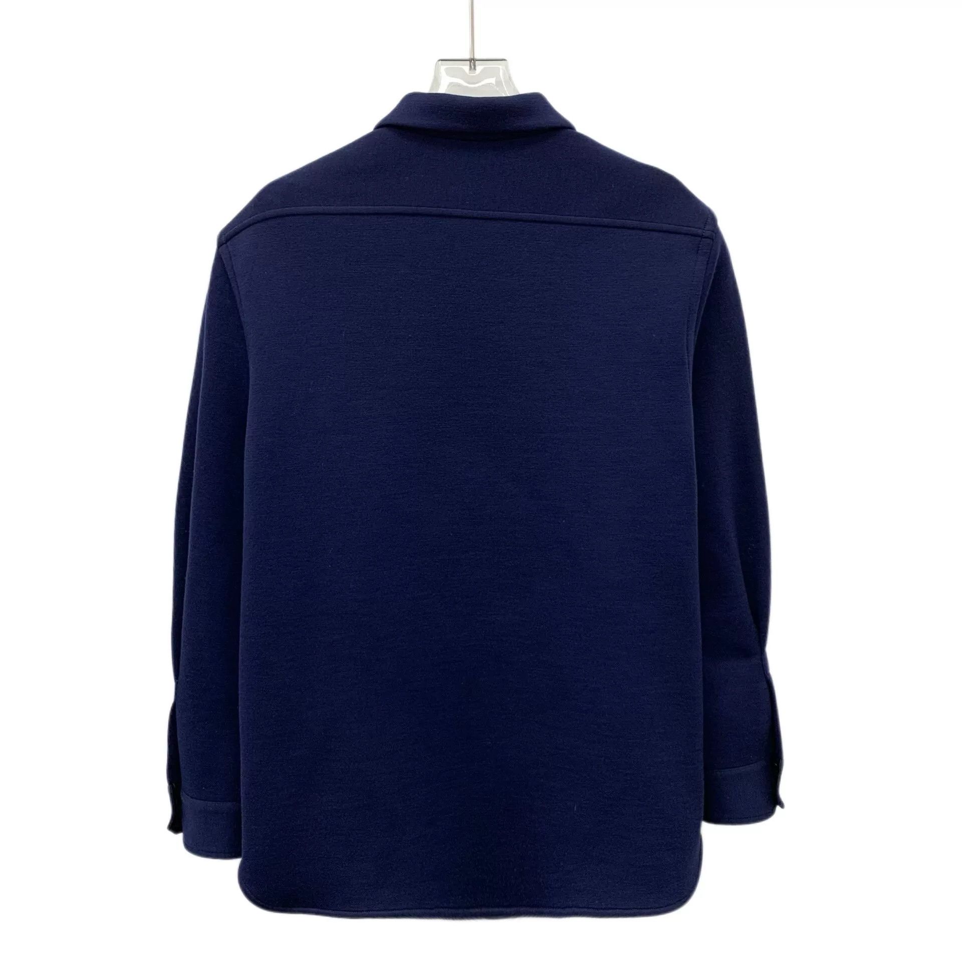 Saint Laurent Paris Saint Laurent Dark Blue Logo Jacket Size M / US 6-8 / IT 42-44 - 2 Thumbnail