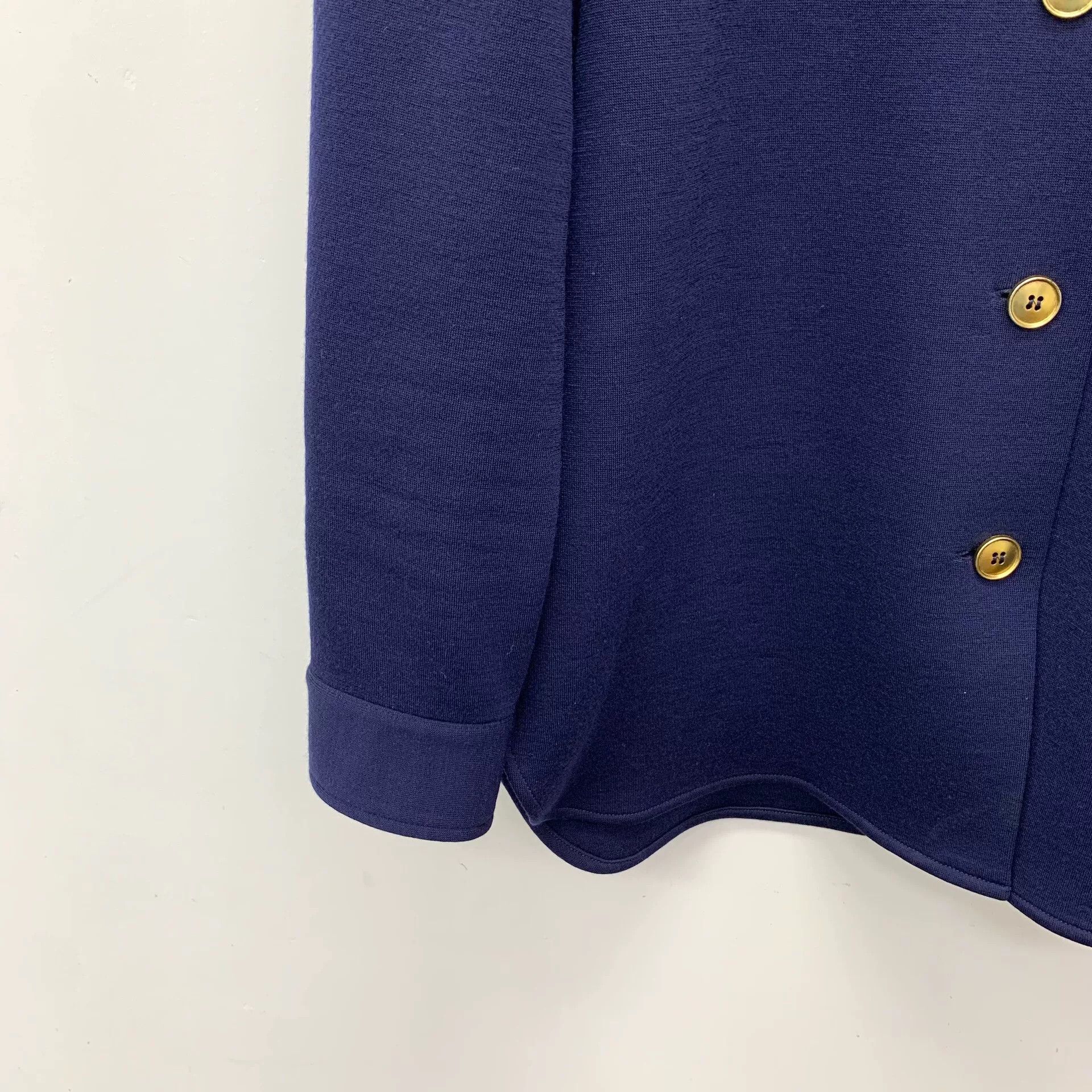Saint Laurent Paris Saint Laurent Dark Blue Logo Jacket Size M / US 6-8 / IT 42-44 - 4 Thumbnail