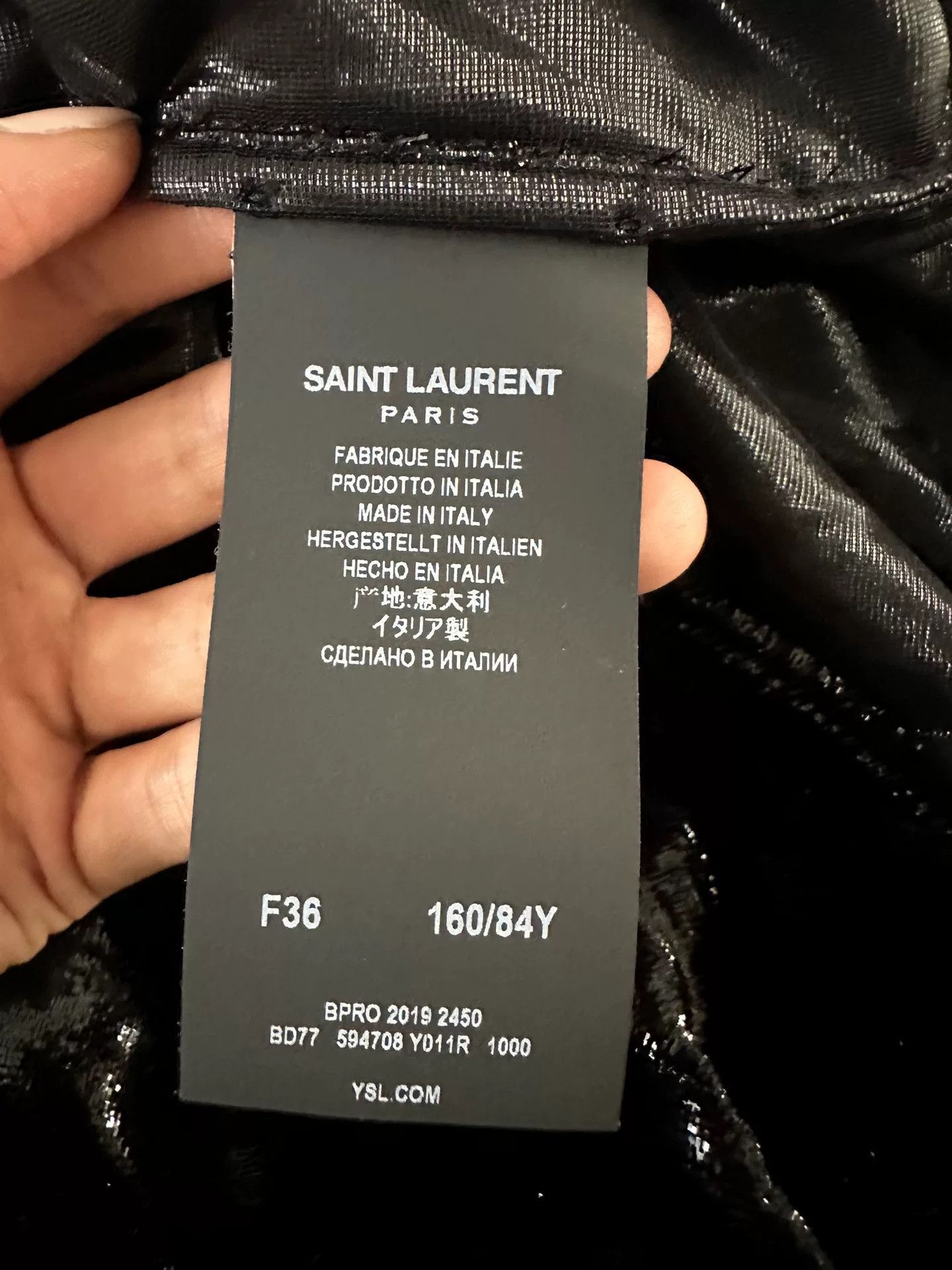 Saint Laurent Paris Saint Laurent YSL Velvet Ruffled Blouse Size XS / US 0-2 / IT 36-38 - 6 Thumbnail