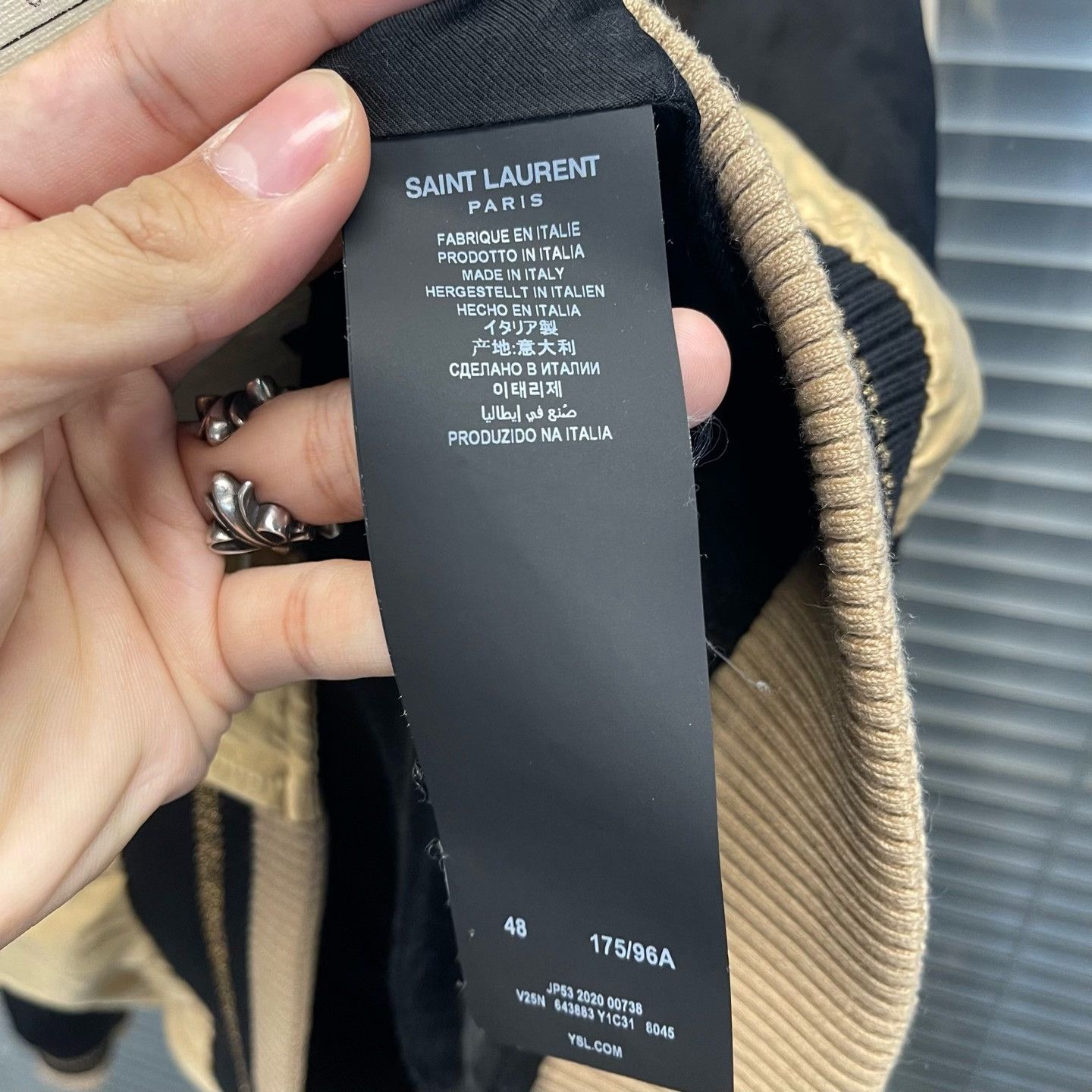 Saint Laurent Paris Saint Laurent Quilted Baseball Jacket Size US M / EU 48-50 / 2 - 3 Thumbnail