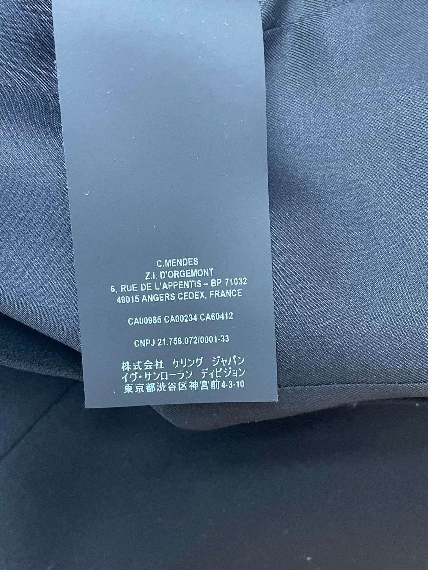 Saint Laurent Paris Saint Laurent Classic Wool Black Dress Size M / US 6-8 / IT 42-44 - 6 Thumbnail