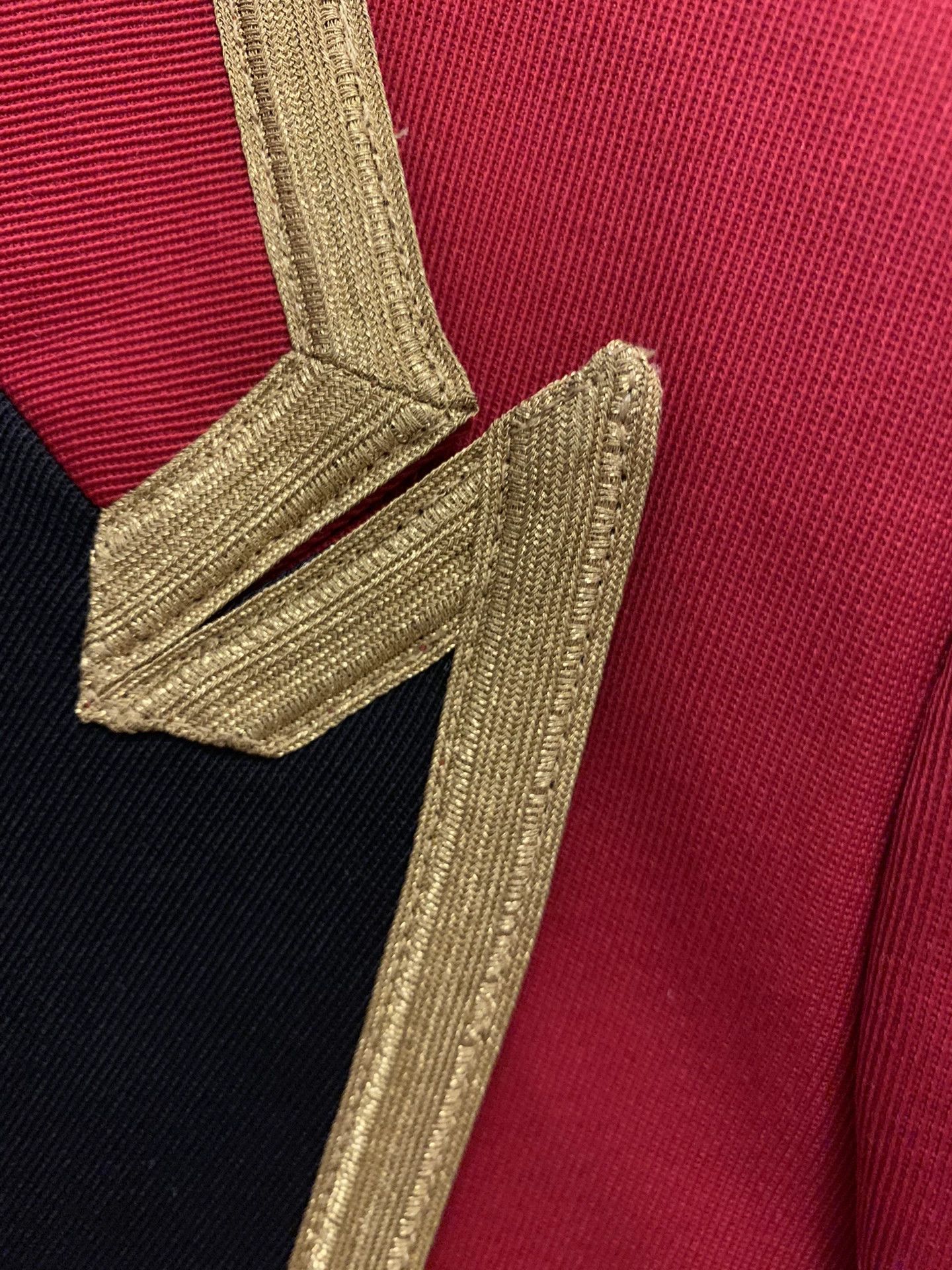 Saint Laurent Paris SAINT LAURENT Red Court Jacket Size XS / US 0-2 / IT 36-38 - 3 Thumbnail