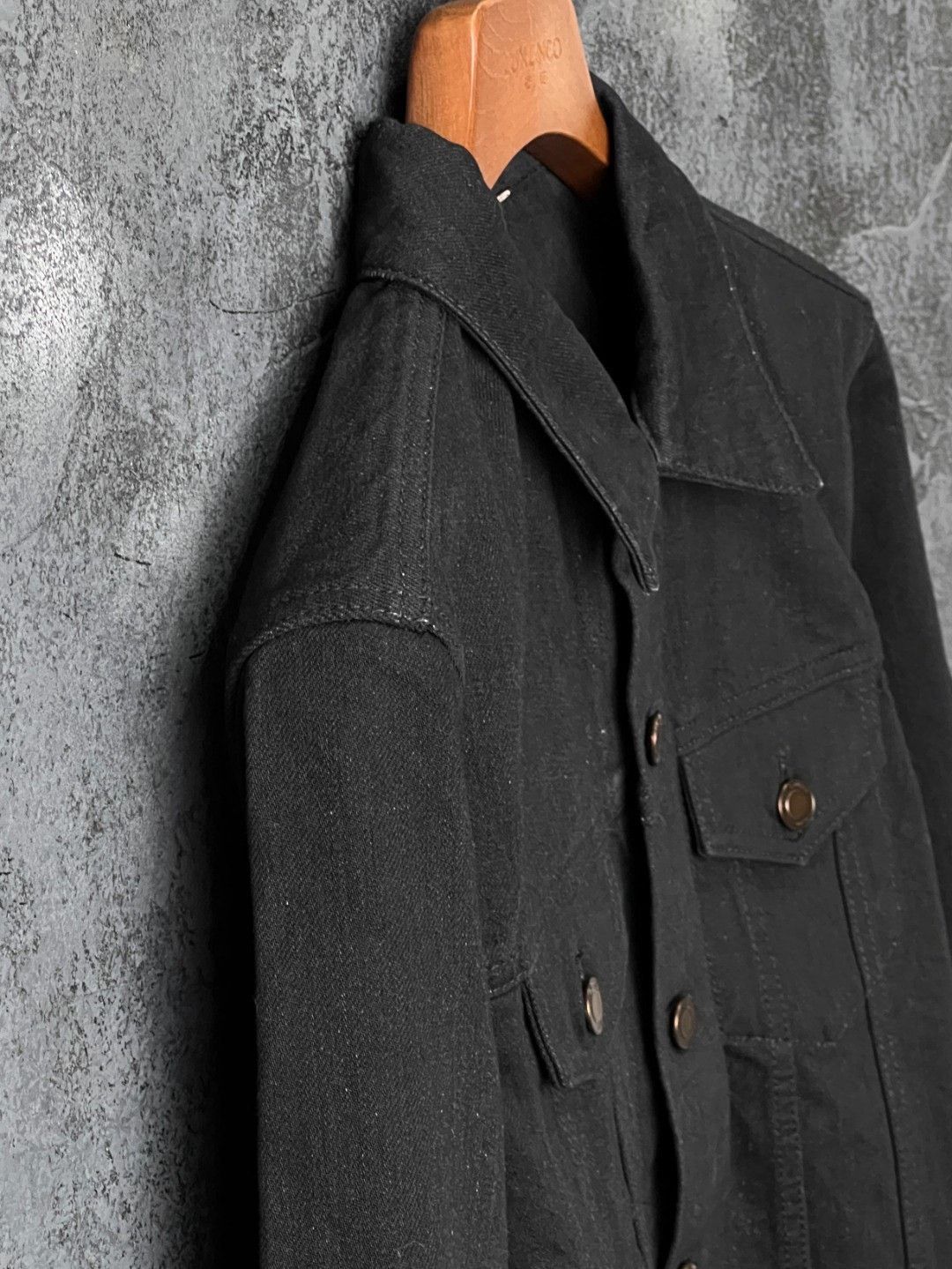 Saint Laurent Paris Saint Laurent Black Cotton Denim Jacket Size US S / EU 44-46 / 1 - 6 Thumbnail