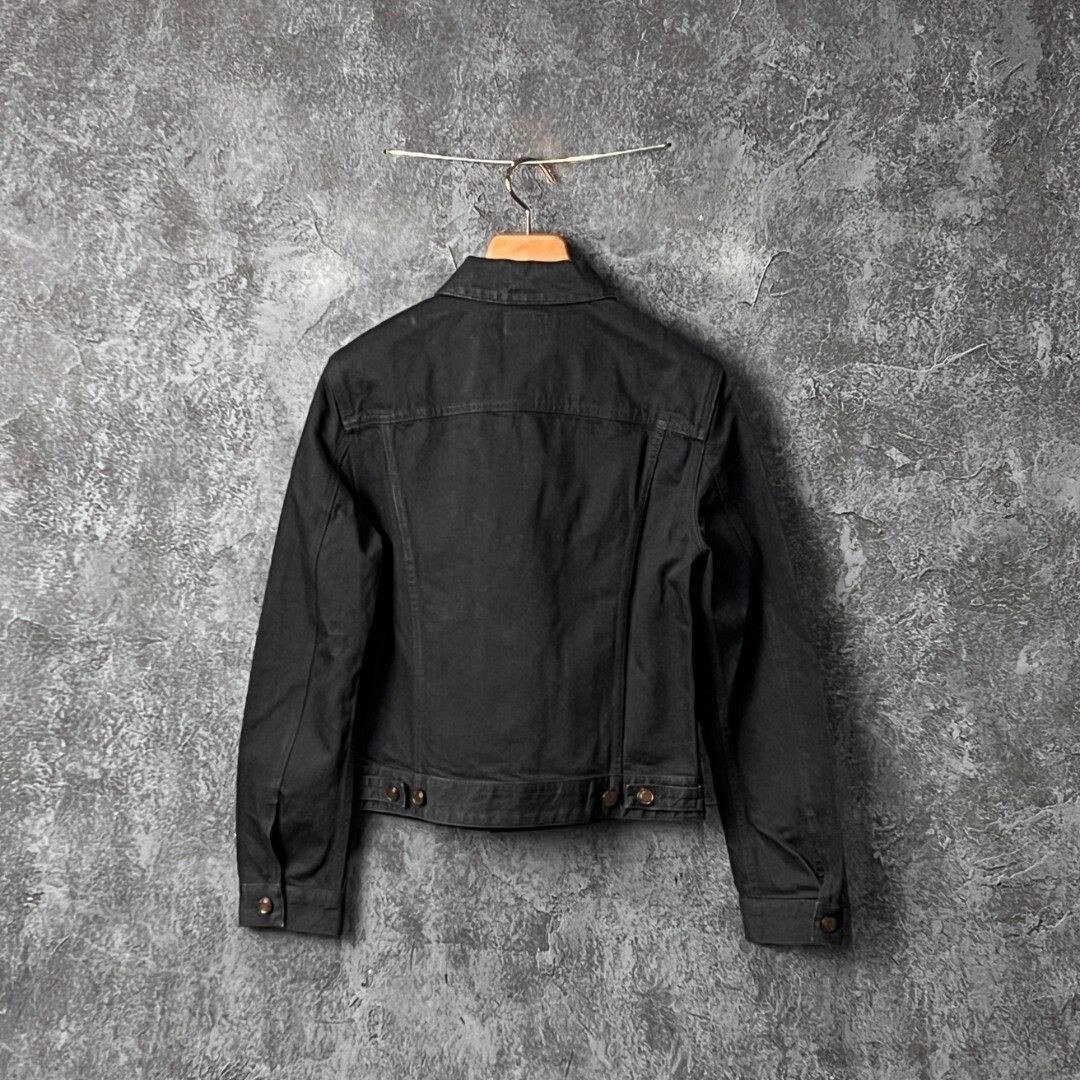 Saint Laurent Paris Saint Laurent Black Cotton Denim Jacket Size US S / EU 44-46 / 1 - 2 Thumbnail