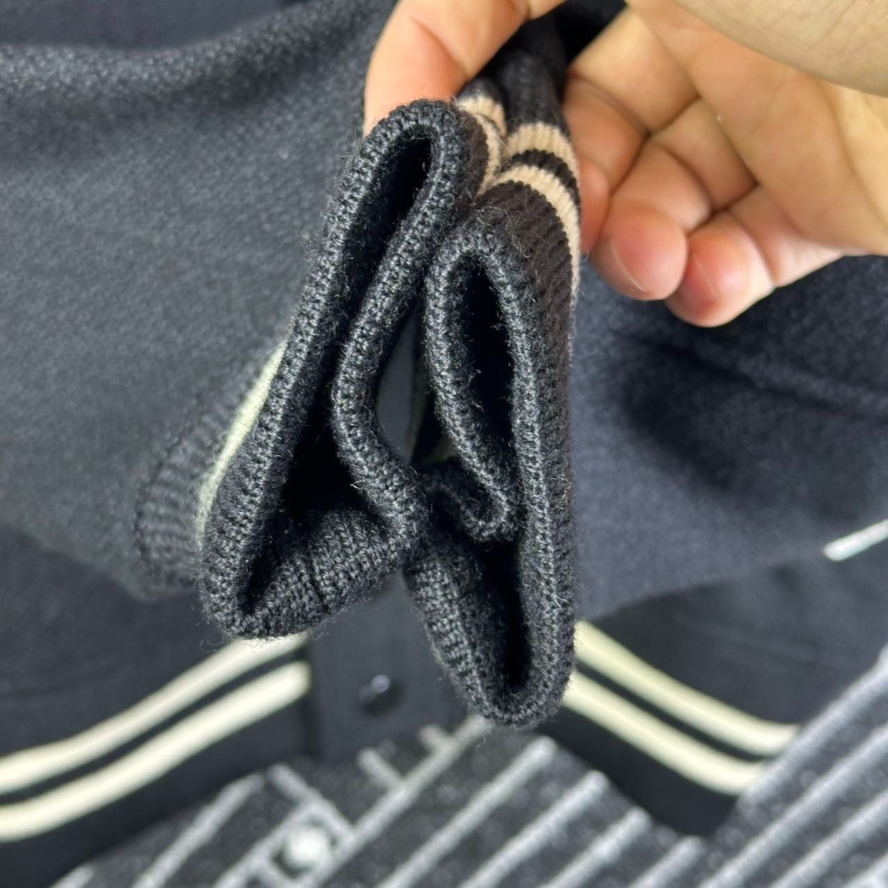 Saint Laurent Paris Saint Laurent Striped Baseball Jacket Size XS / US 0-2 / IT 36-38 - 6 Thumbnail
