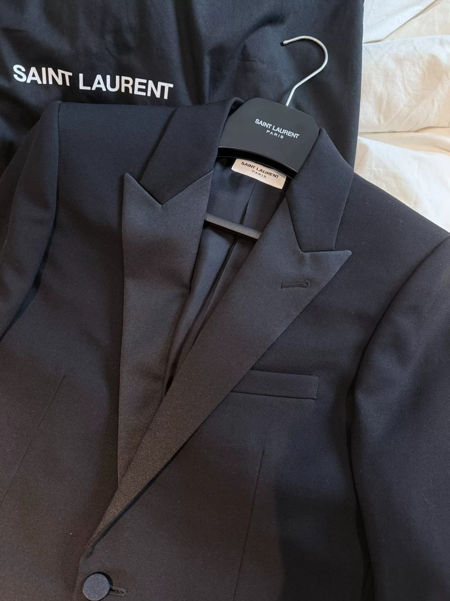 Saint Laurent Paris Saint Laurent Black Shawl Collar Suit Size US S / EU 44-46 / 1 - 2 Thumbnail