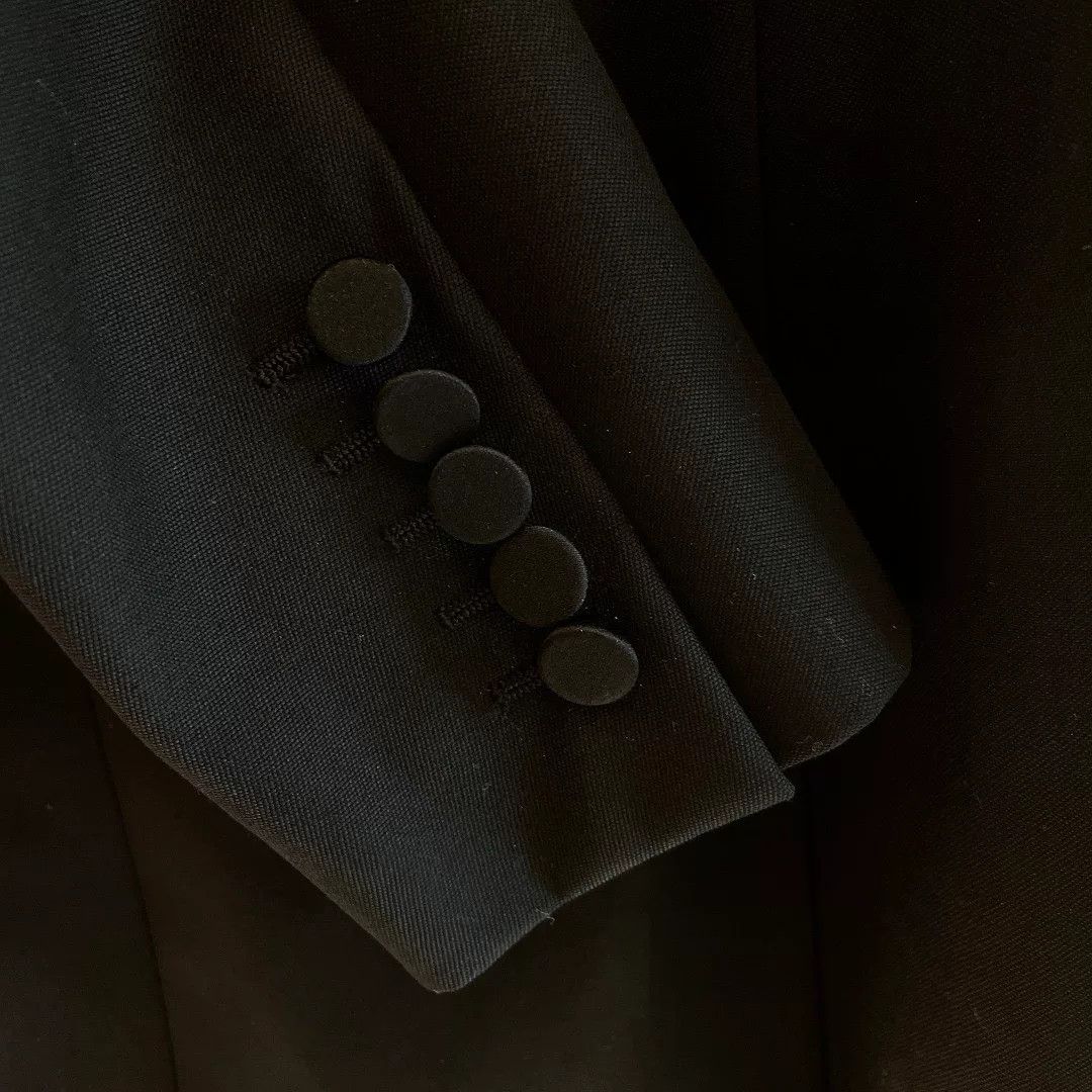 Saint Laurent Paris Saint Laurent Black Shawl Collar Blazer Size US M / EU 48-50 / 2 - 5 Thumbnail